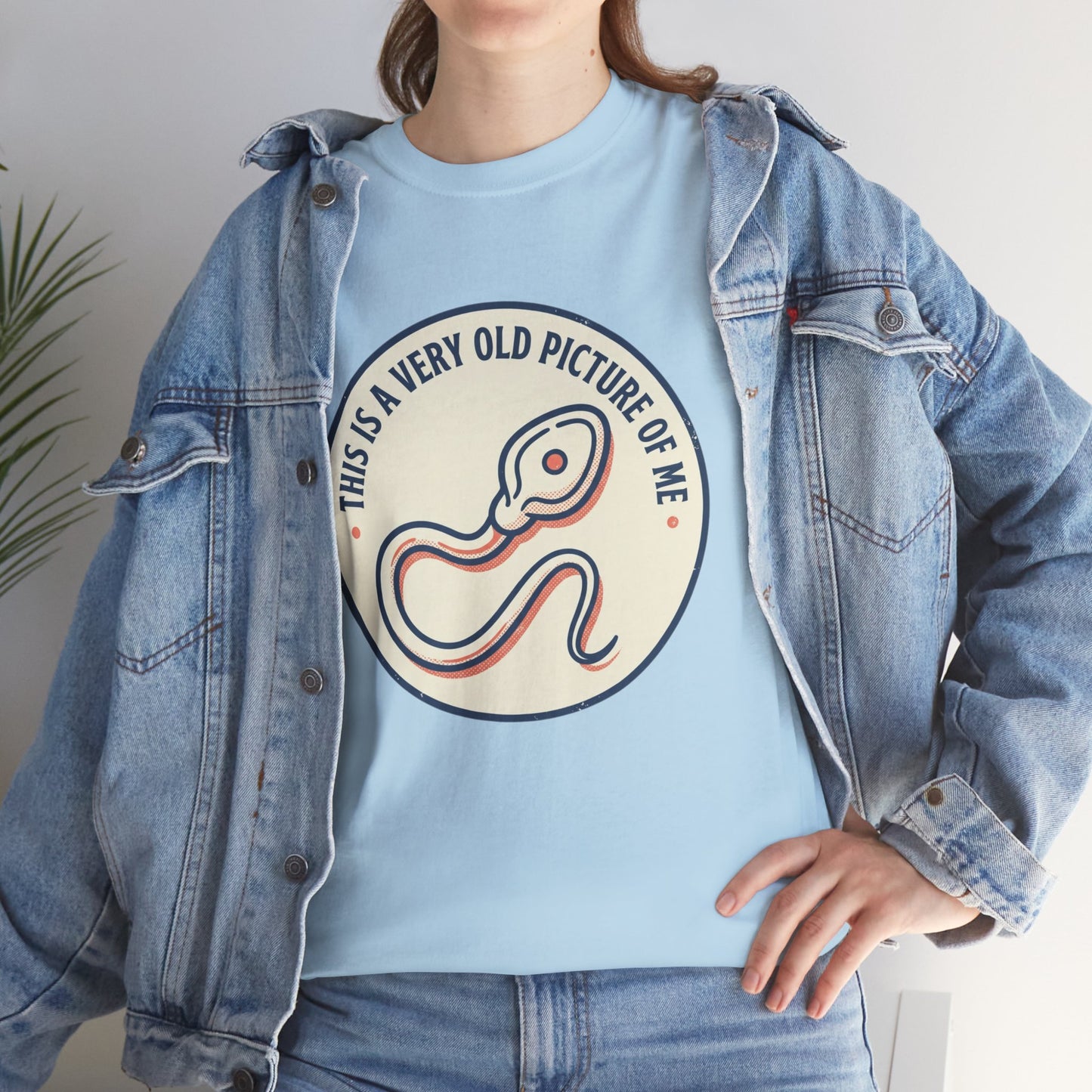 "This Is A Very Old Picture Of Me" Retro Snake Graphic Tee