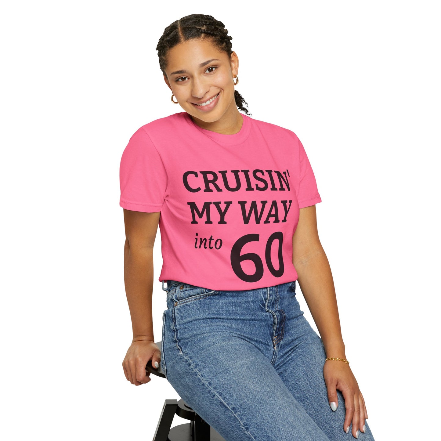 Cruisin' My Way Into 60 T-Shirt — 60th Birthday Tee