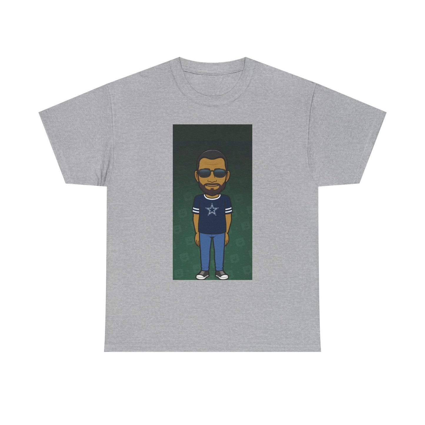 Cartoon Guy Graphic Tee — Personalized Avatar Shirt Printify