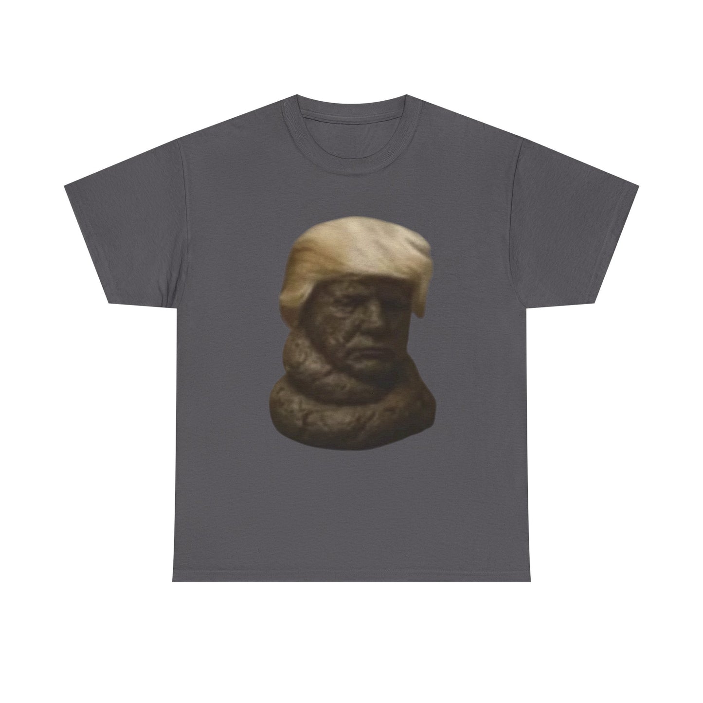 Graphic Tee — Bronze Bust Illustration T‑Shirt