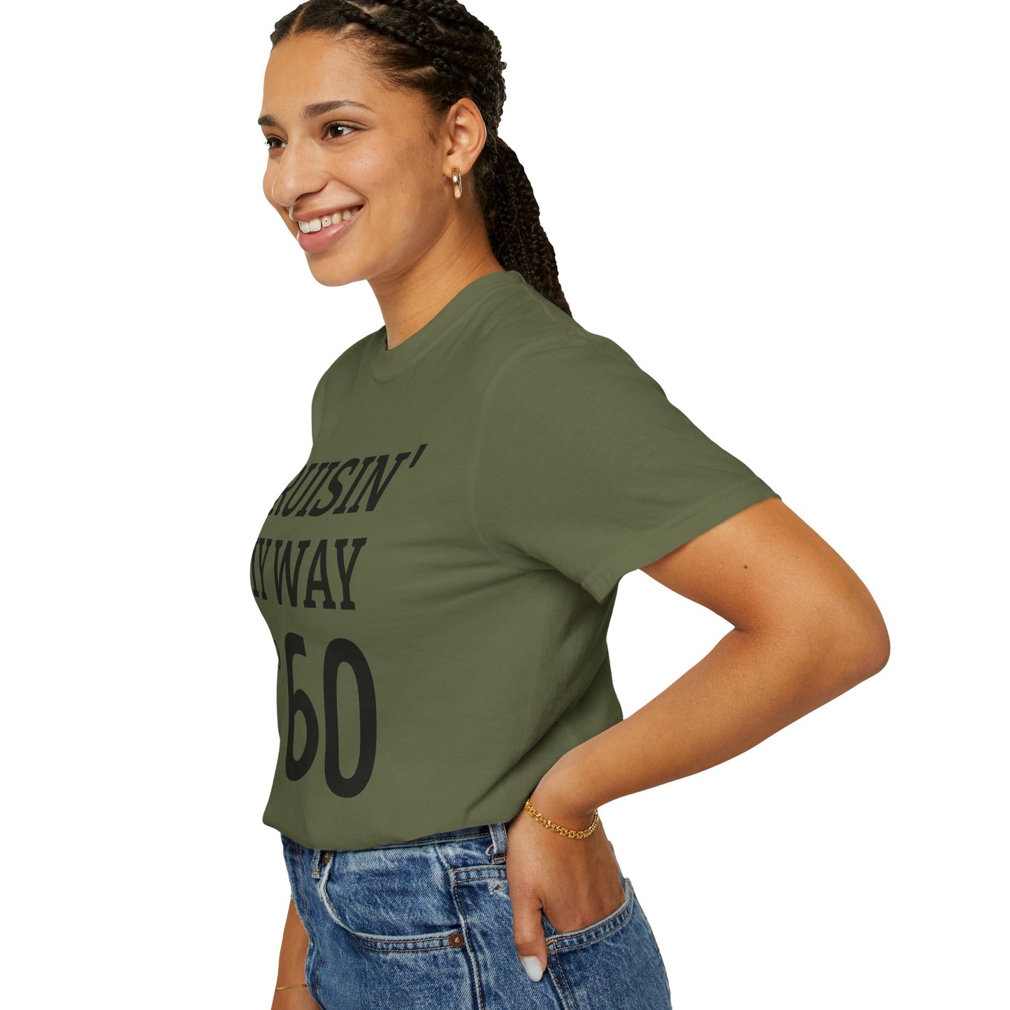 Cruisin' My Way Into 60 T-Shirt — 60th Birthday Tee