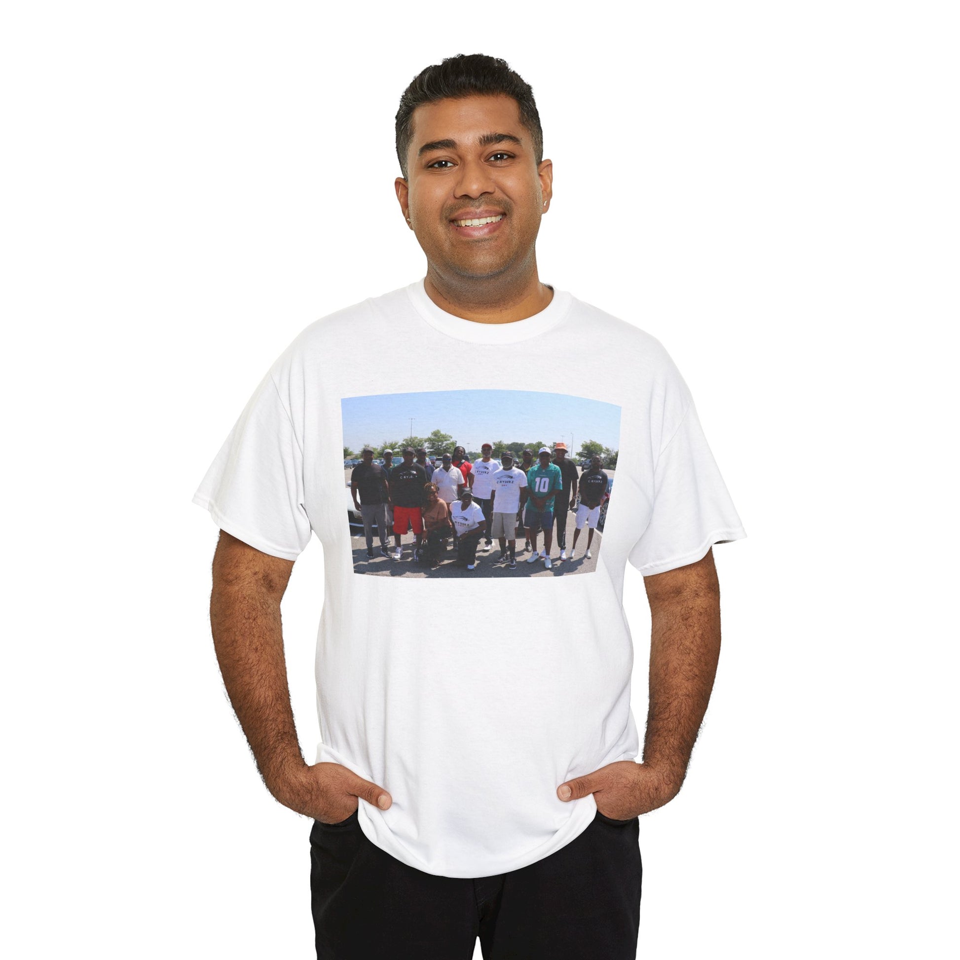 C-RYDERZ Group Photo Custom Tee — Personalized Reunion & Team Picture Shirt Printify