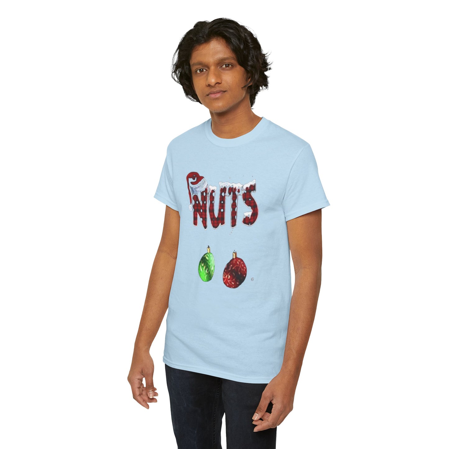 Holiday 'Nuts' Tee — Funny Christmas Ornament Graphic T-Shirt Printify