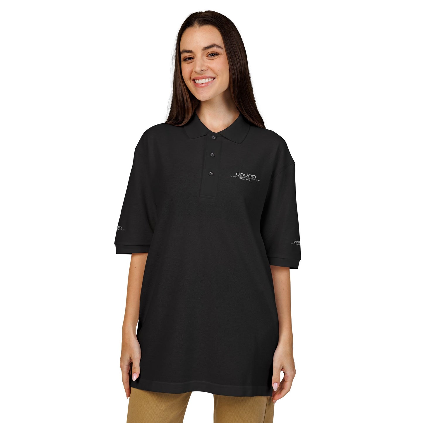 SPAM Embroidered Logo Polo Shirt