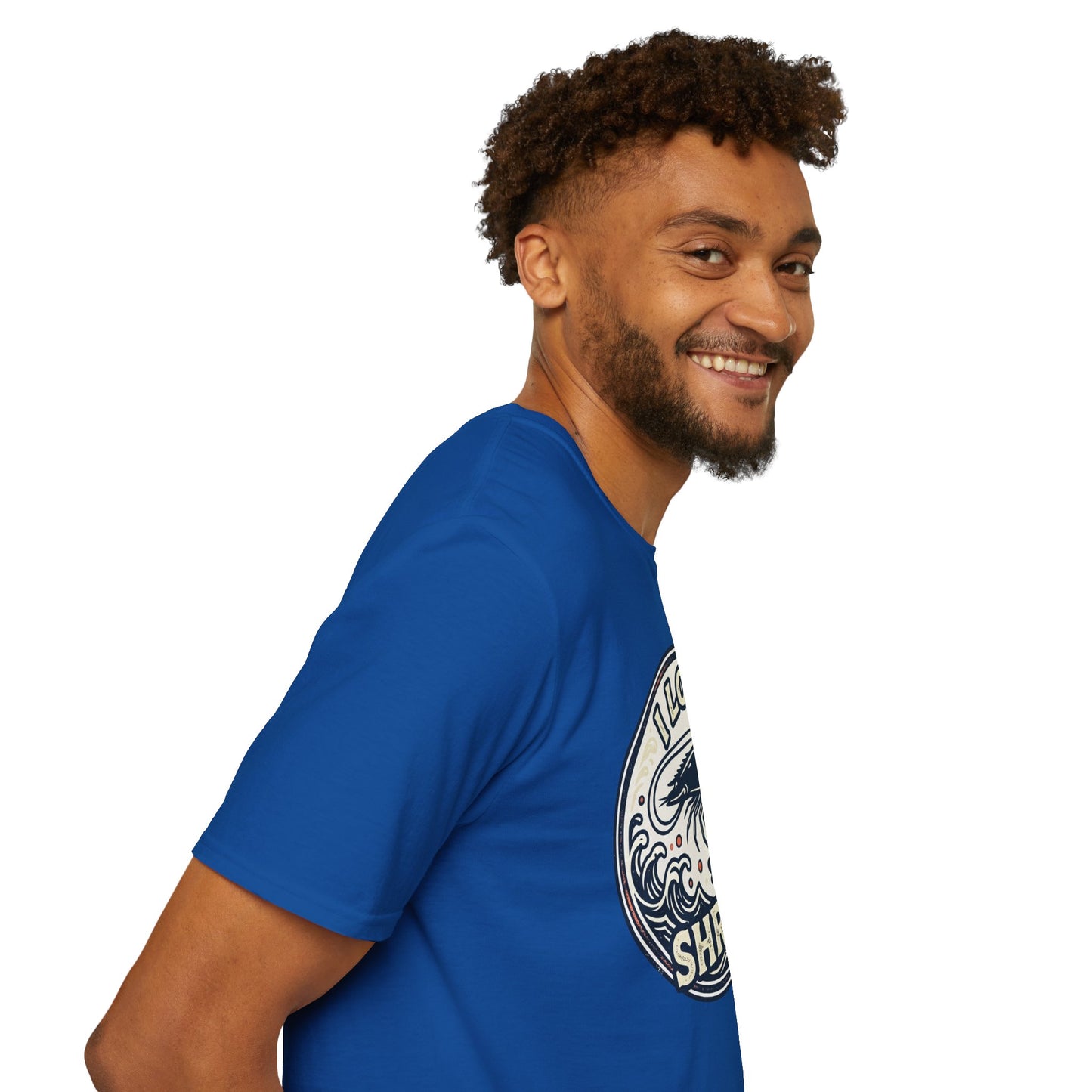 I Love Shrimp T-Shirt — Retro Seafood Crew Tee