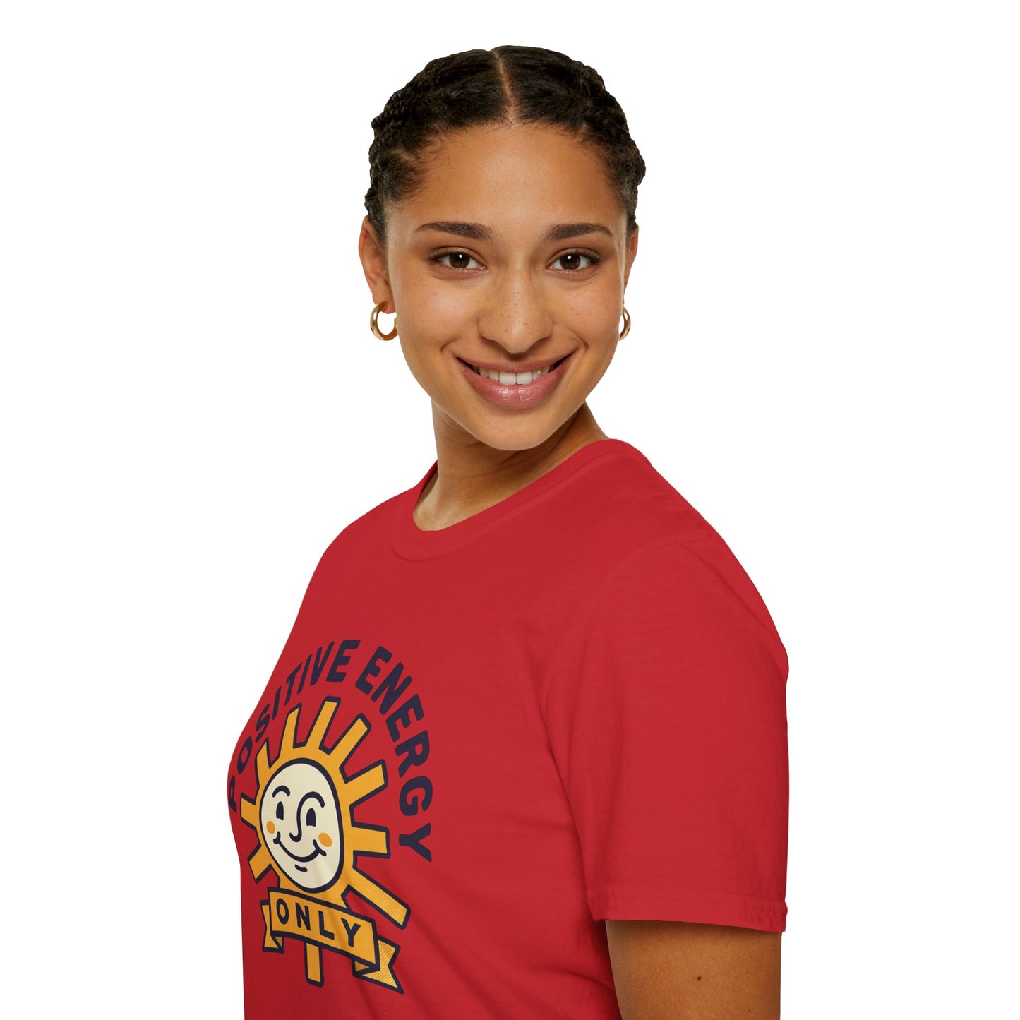 Positive Energy T-Shirt — Sunny 'Positive Energy Only' Graphic Tee