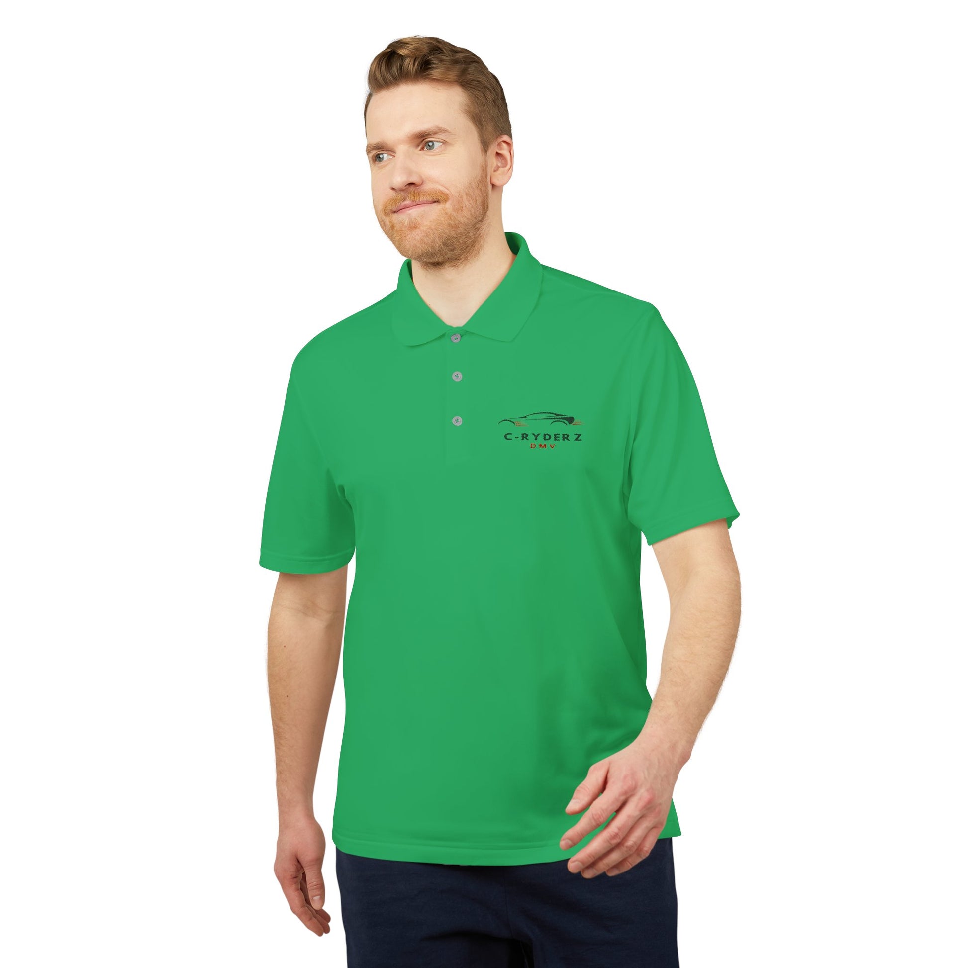 C-RYDERZ Adidas Unisex Performance Polo Shirt - Stylish Activewear for Athletes Printify