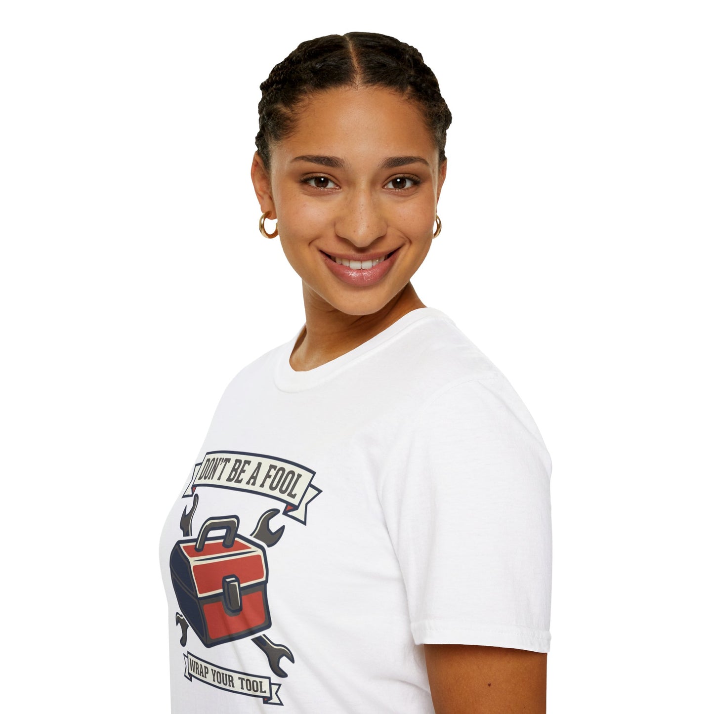 Don't Be a Fool Toolbox T‑Shirt — Wrap Your Tool Shirt for Mechanics & DIYers