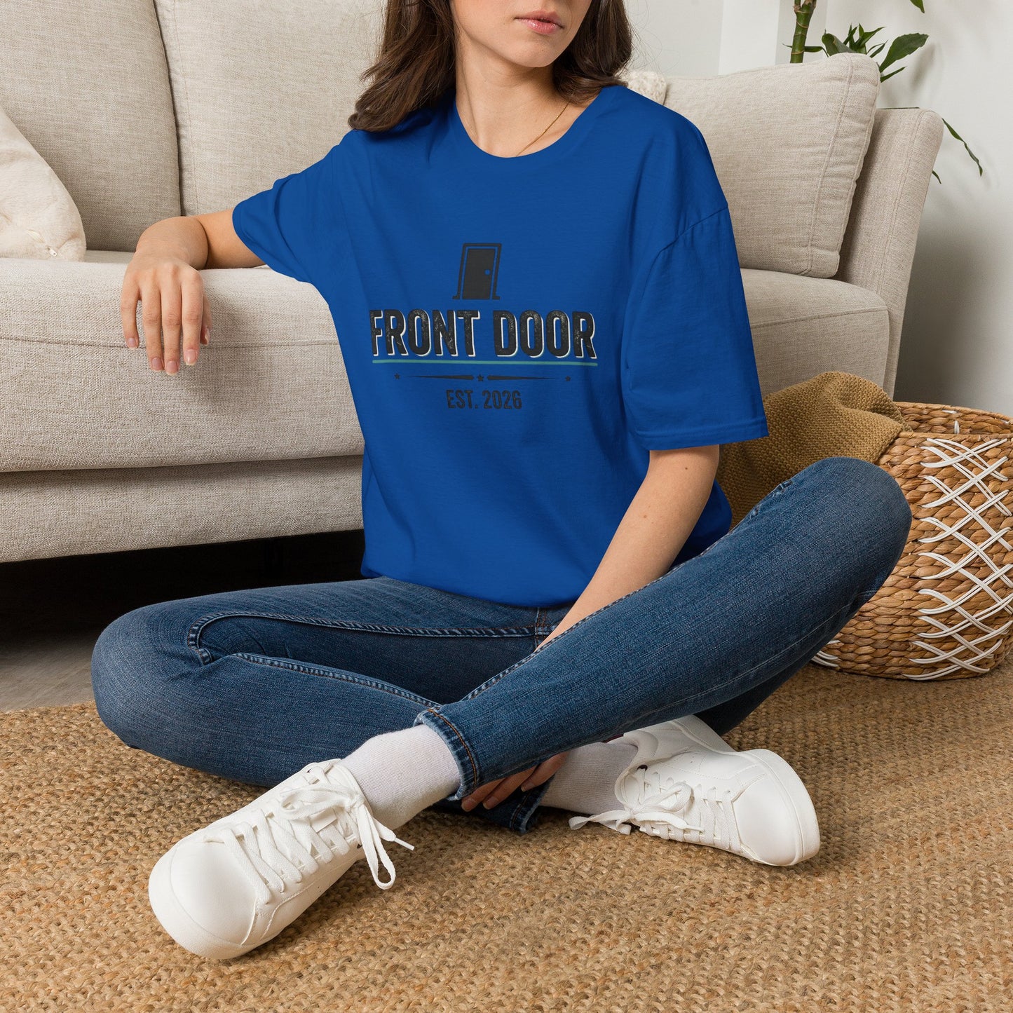 Front Door T‑Shirt – 'Front Door' Logo Tee (Est. 2026)