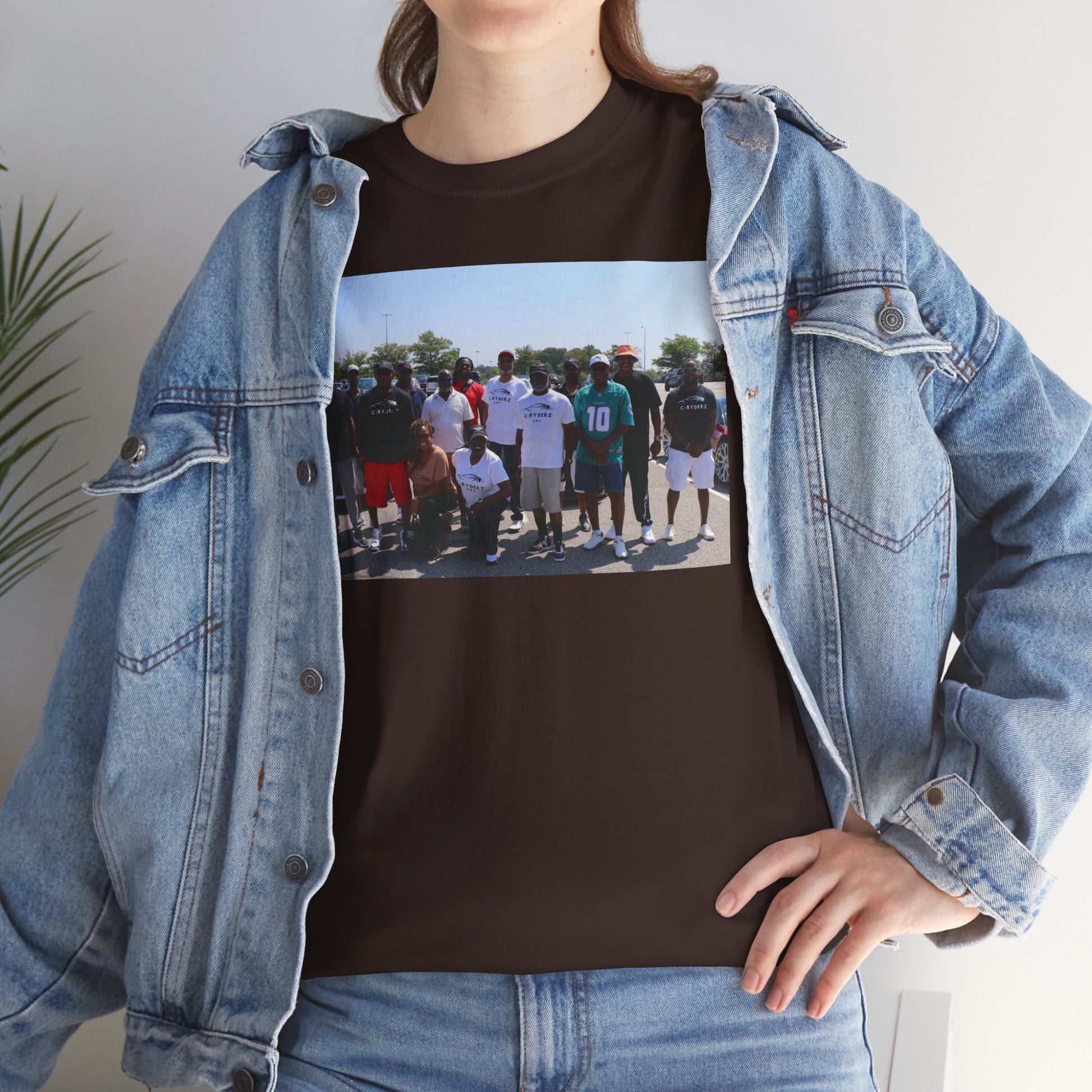 C-RYDERZ Group Photo Custom Tee — Personalized Reunion & Team Picture Shirt Printify