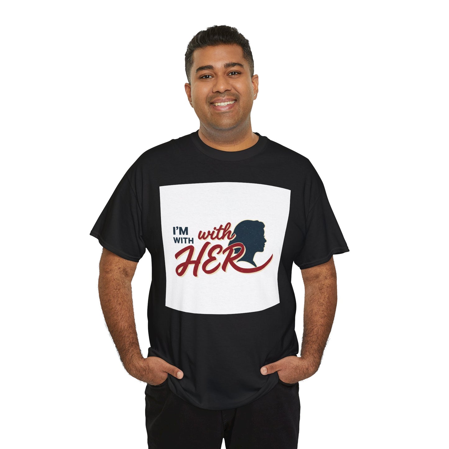 I'm With Her T-Shirt — Women's Rights / Feminist Silhouette Tee