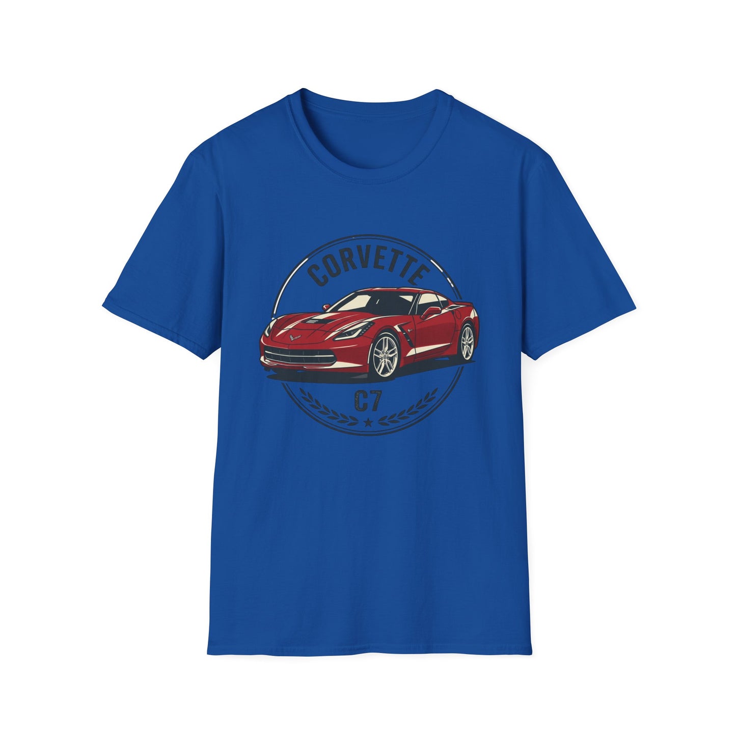 Corvette C7 Tee — Retro Red Sports Car T-Shirt