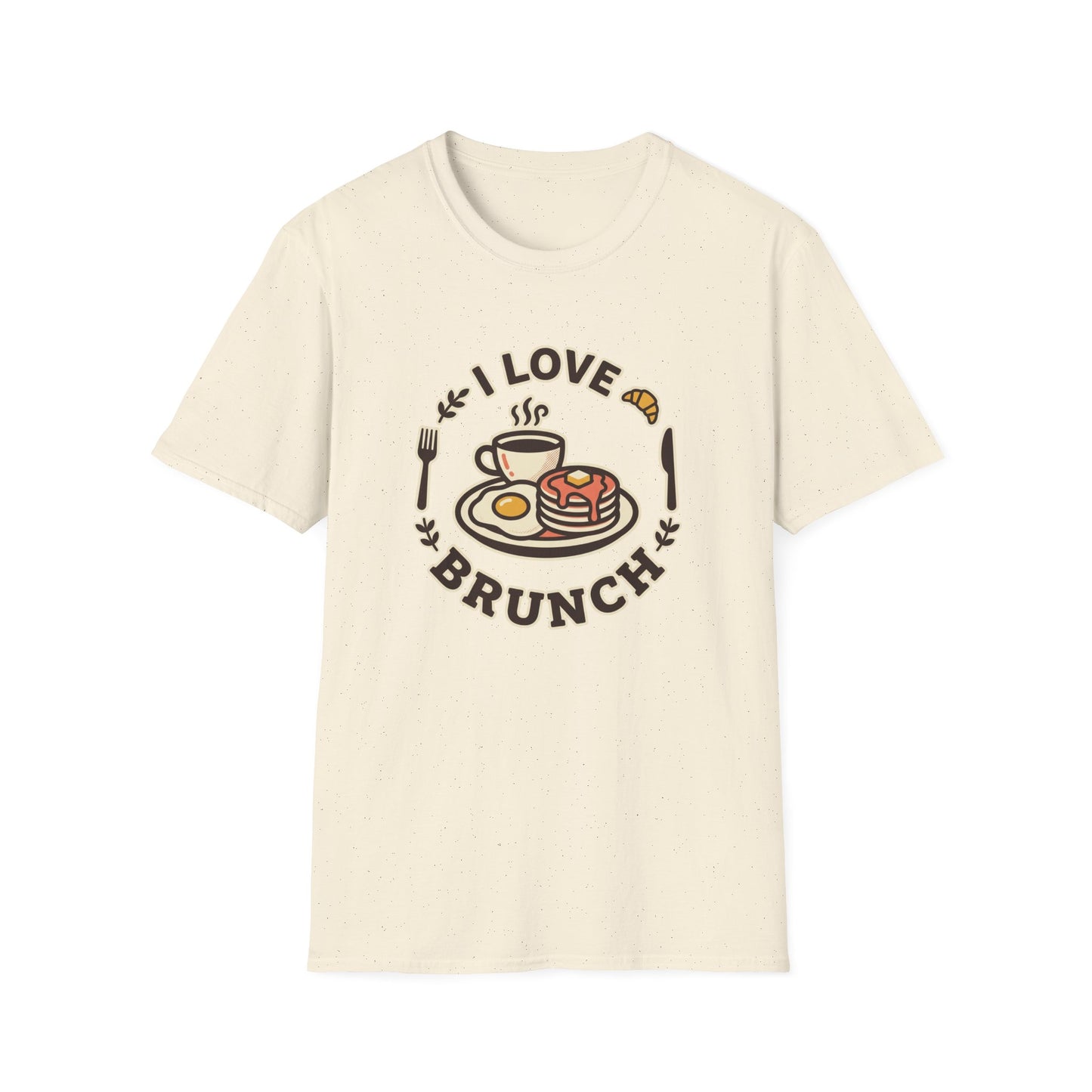 Brunch Lover T-Shirt – "I Love Brunch" Pancakes & Coffee Graphic Tee