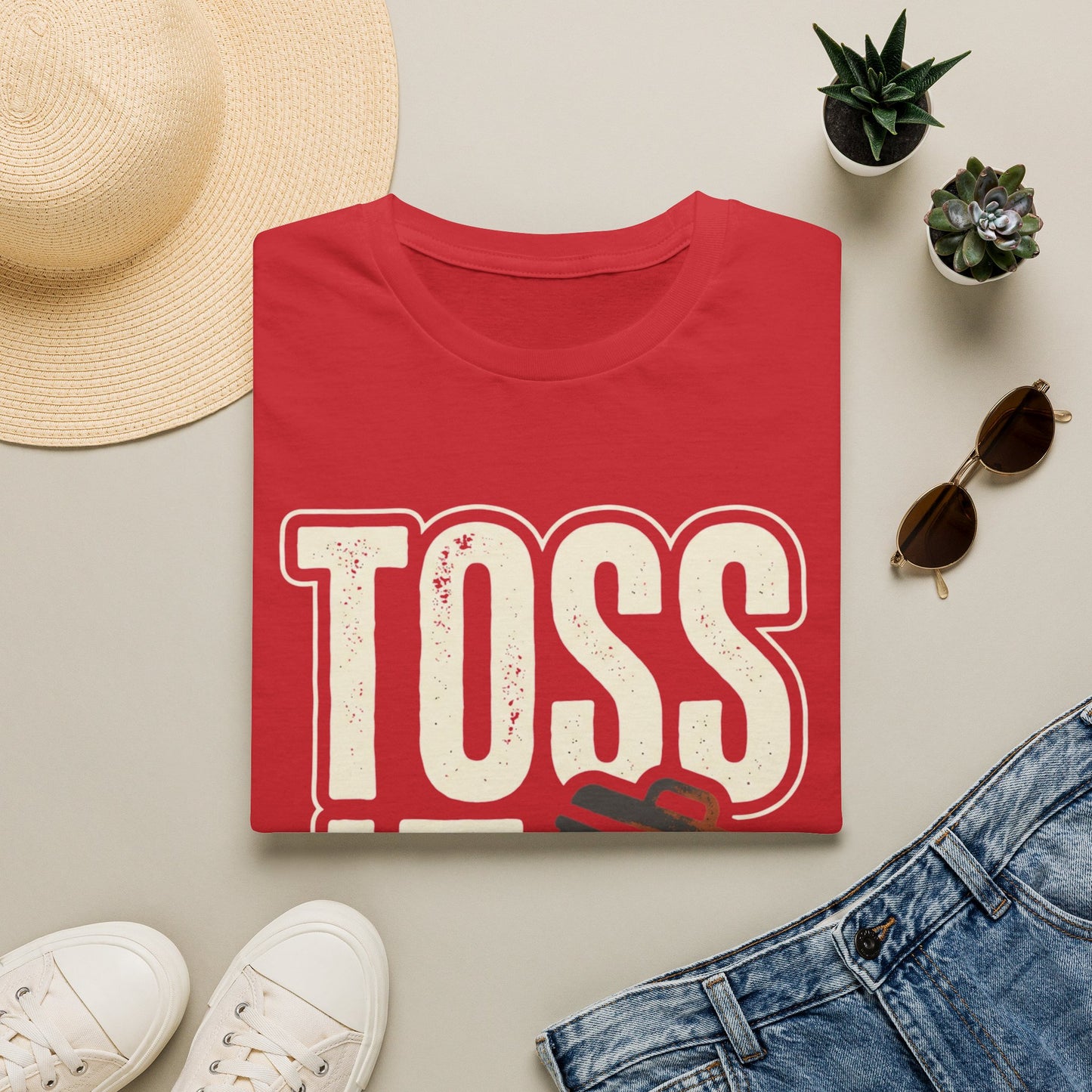 Toss It Graphic T‑Shirt — Casual Recycling / Trash Toss Tee