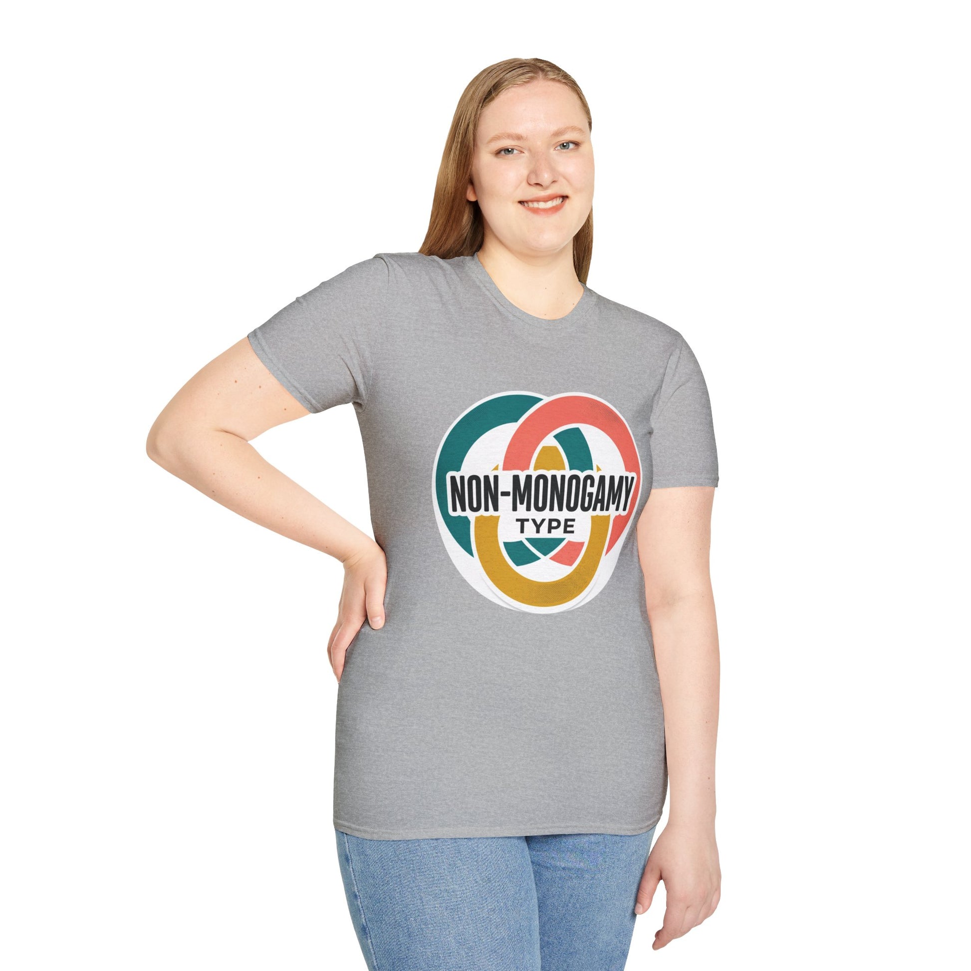 Non-Monogamy Type T-Shirt — Retro Polyamory Pride Tee Printify