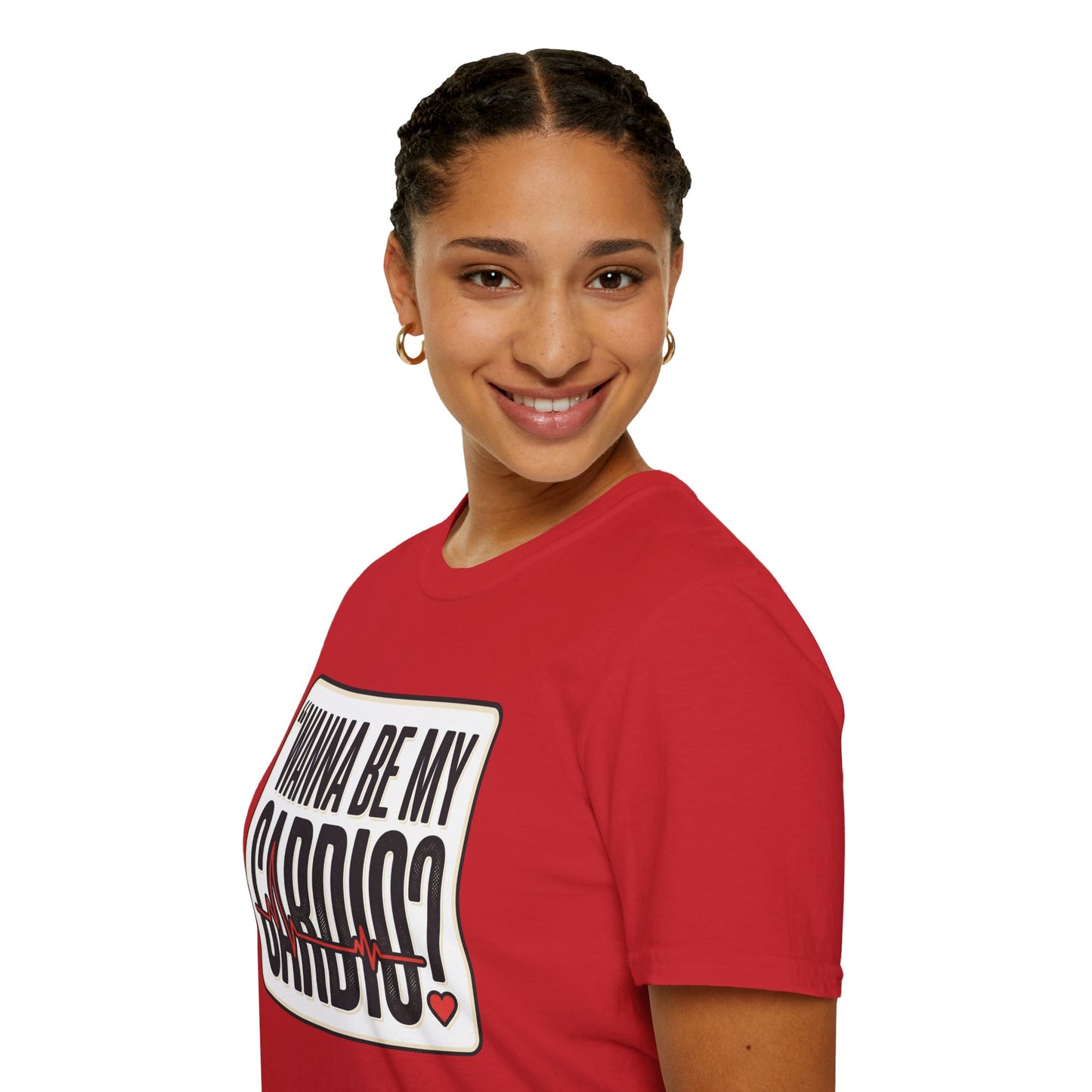 Wanna Be My Cardio? T-Shirt — Funny Fitness Graphic Tee for Gym Lovers