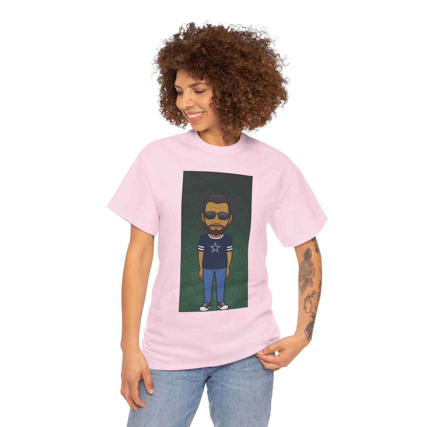 Cartoon Guy Graphic Tee — Personalized Avatar Shirt Printify