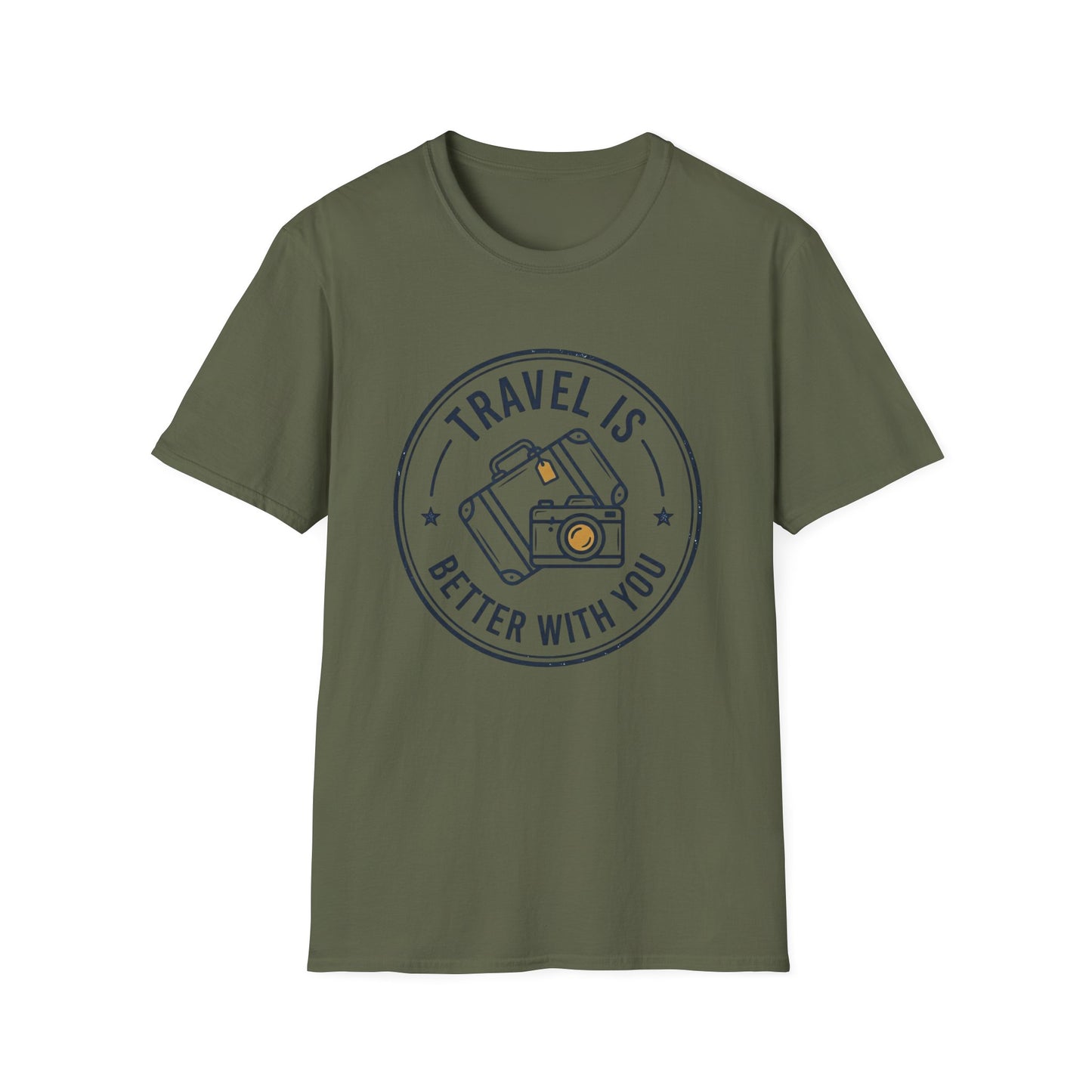 Travel Is Better With You T‑Shirt — Travel Lovers Graphic Tee