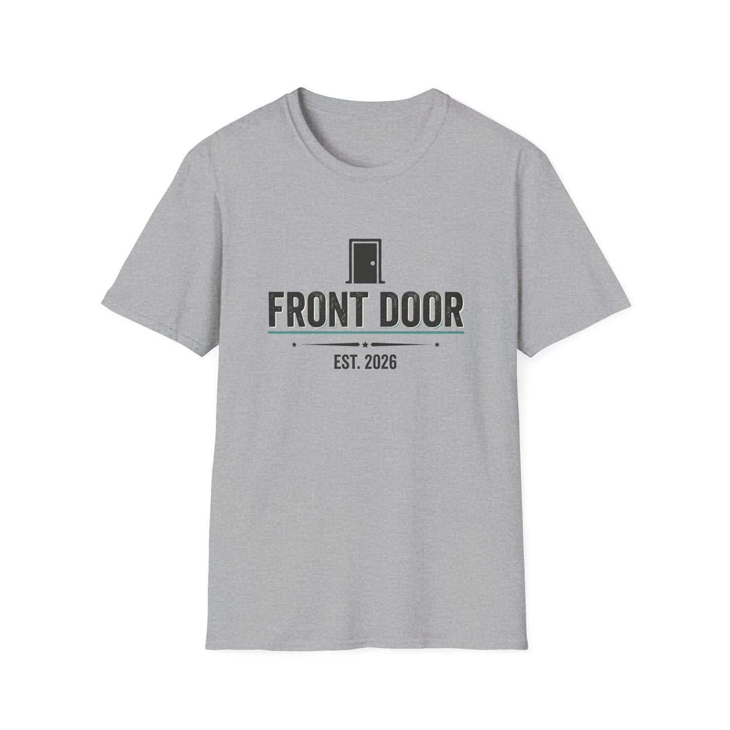 Front Door T‑Shirt – 'Front Door' Logo Tee (Est. 2026)