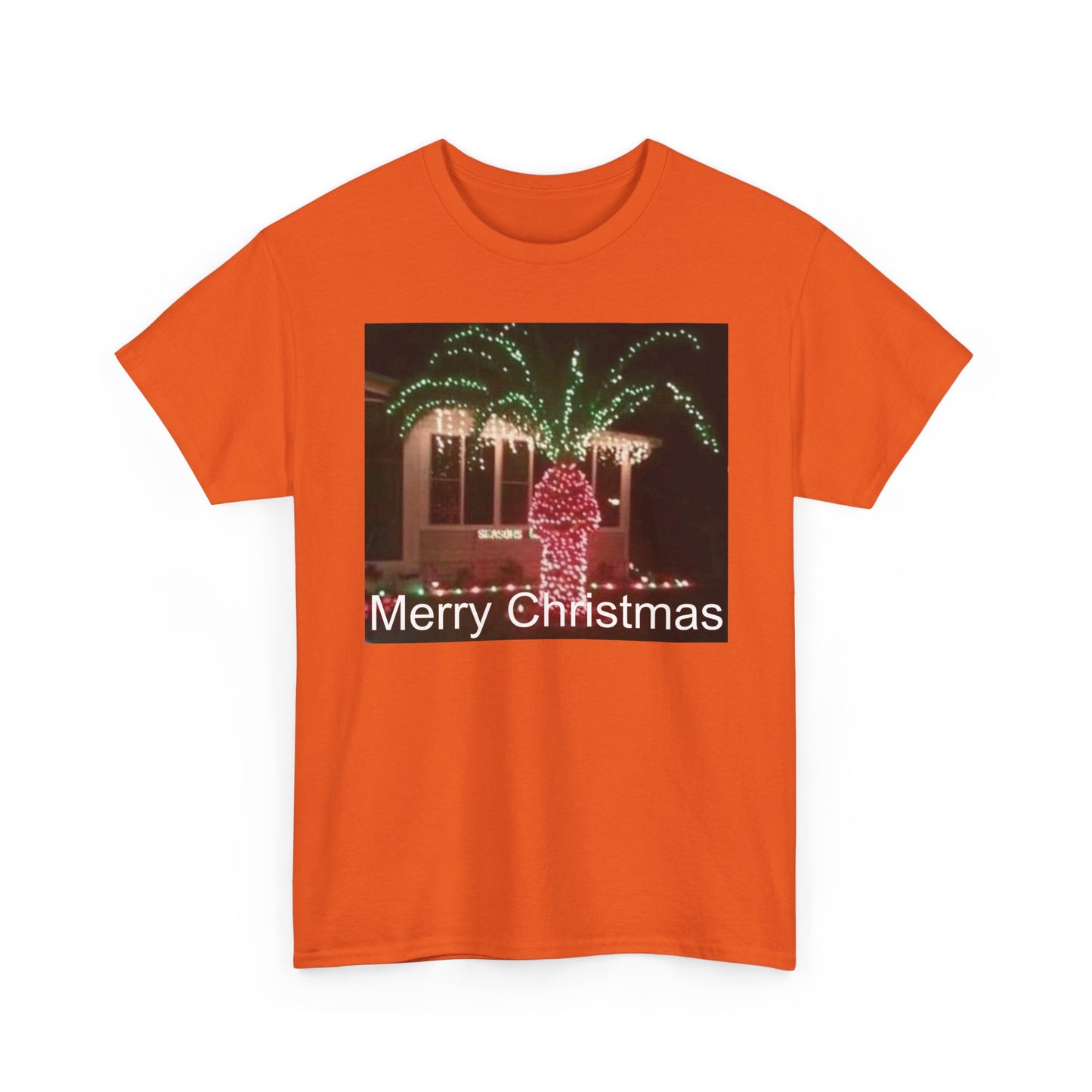 Christmas Lights Tee — 'Merry Christmas' Holiday Graphic T-Shirt Printify