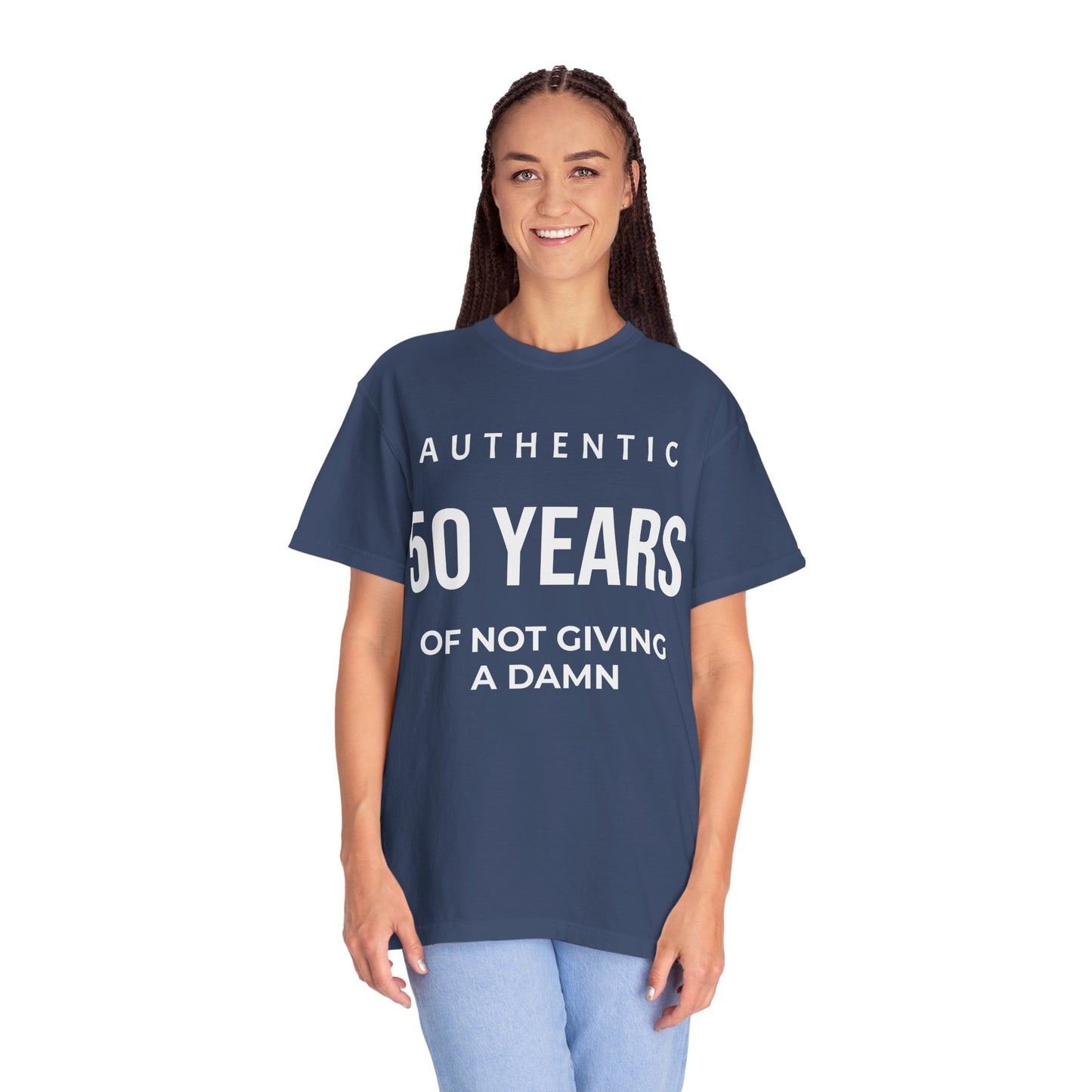 50 Years of Not Giving a Damn T-Shirt — Funny 50th Birthday Tee