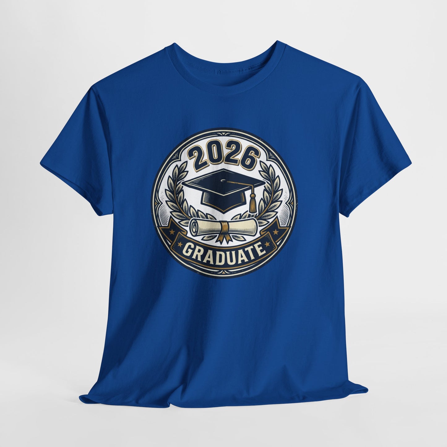 2026 Graduate T-Shirt — Graduation Cap Emblem Tee