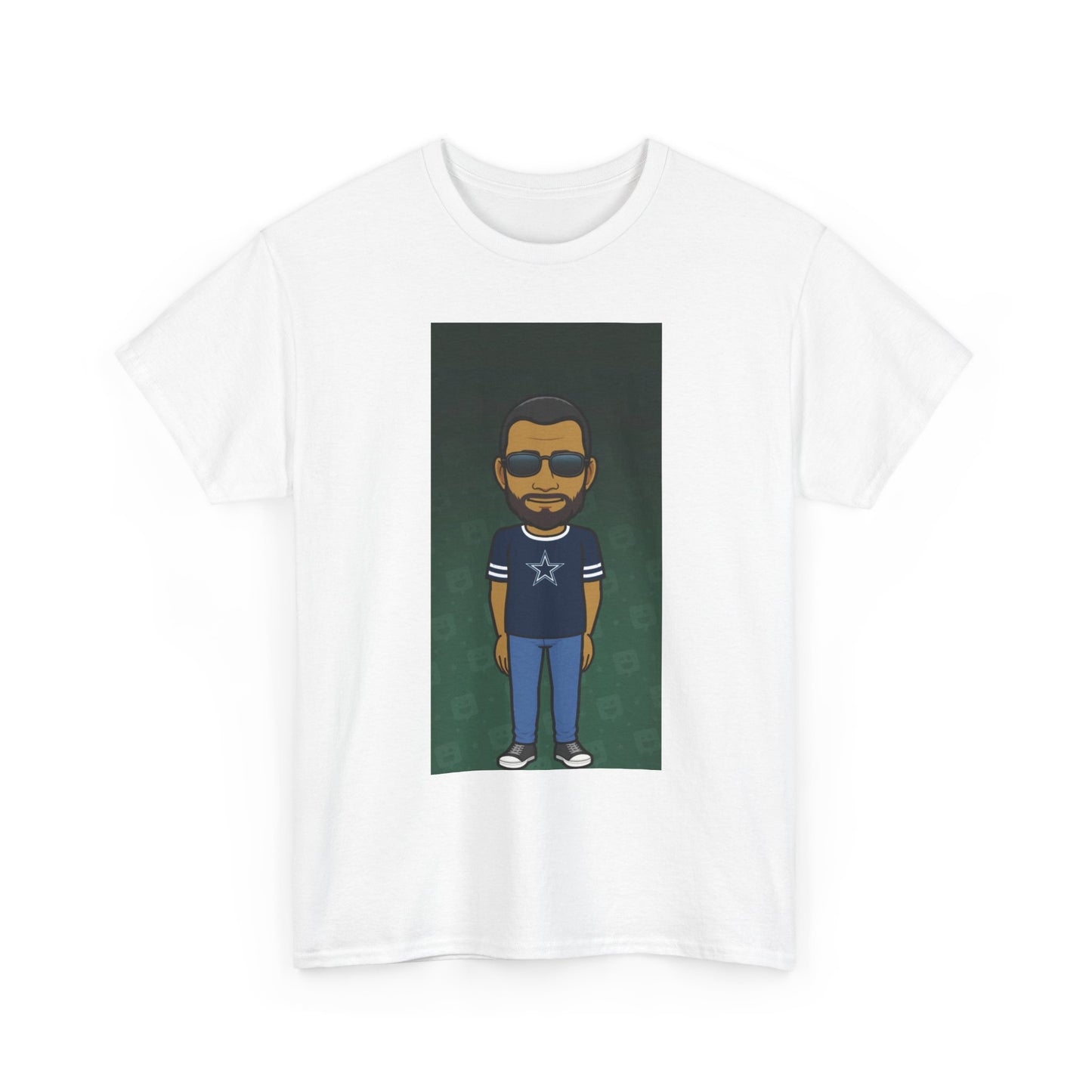 Cartoon Guy Graphic Tee — Personalized Avatar Shirt Printify