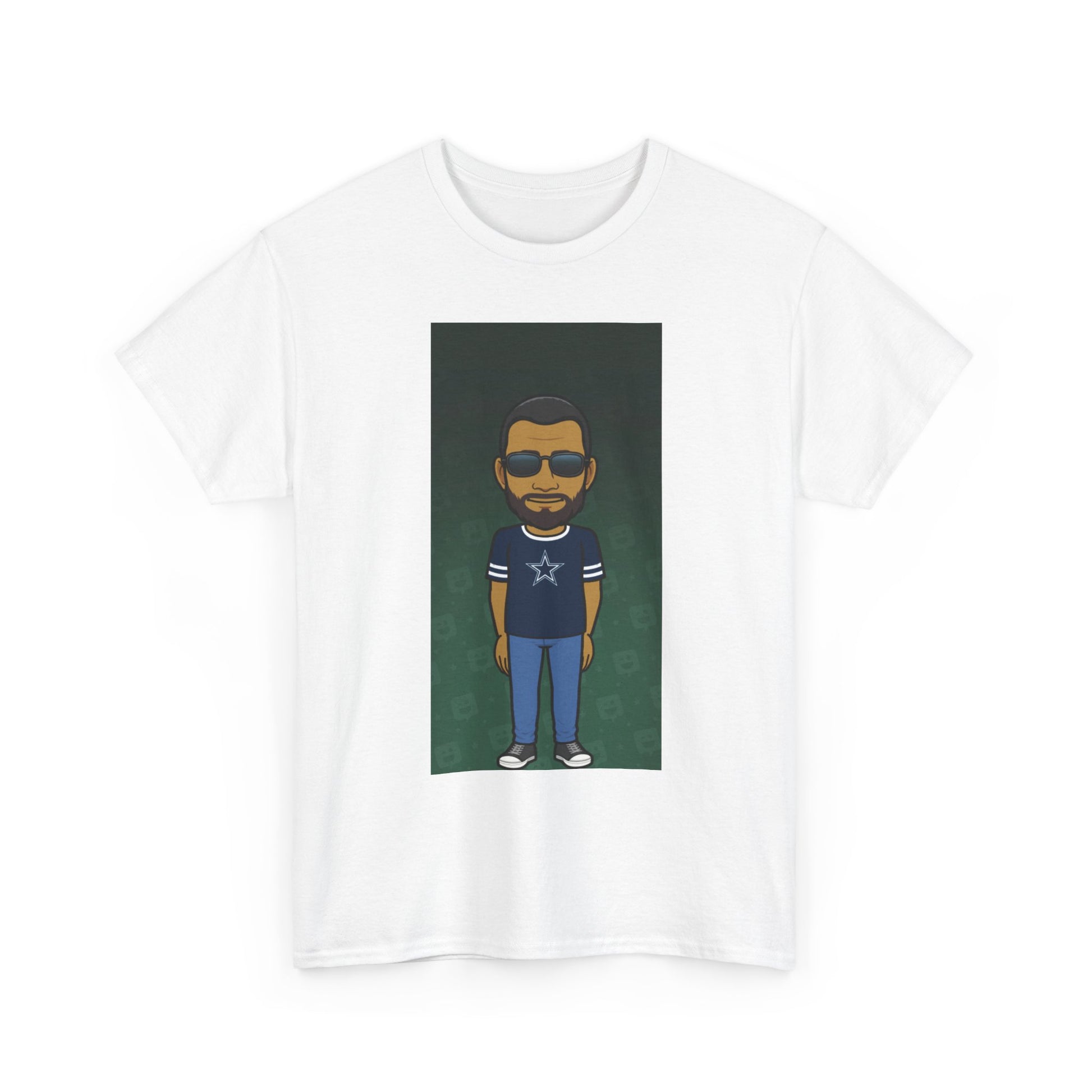 Cartoon Guy Graphic Tee — Personalized Avatar Shirt Printify