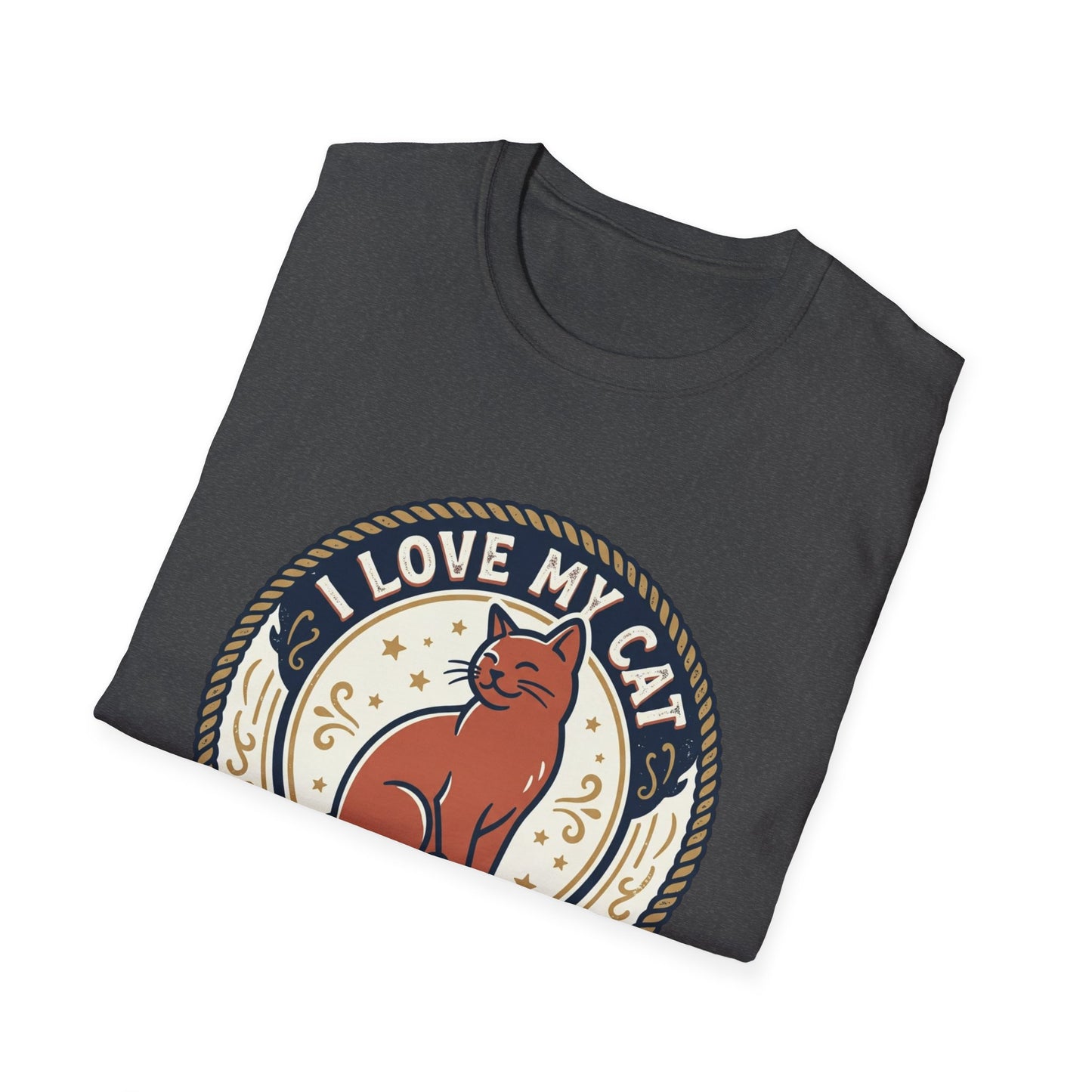 I Love My Cat T-Shirt — "I Love My Cat More Than Most People I Know" Cat Lover Tee