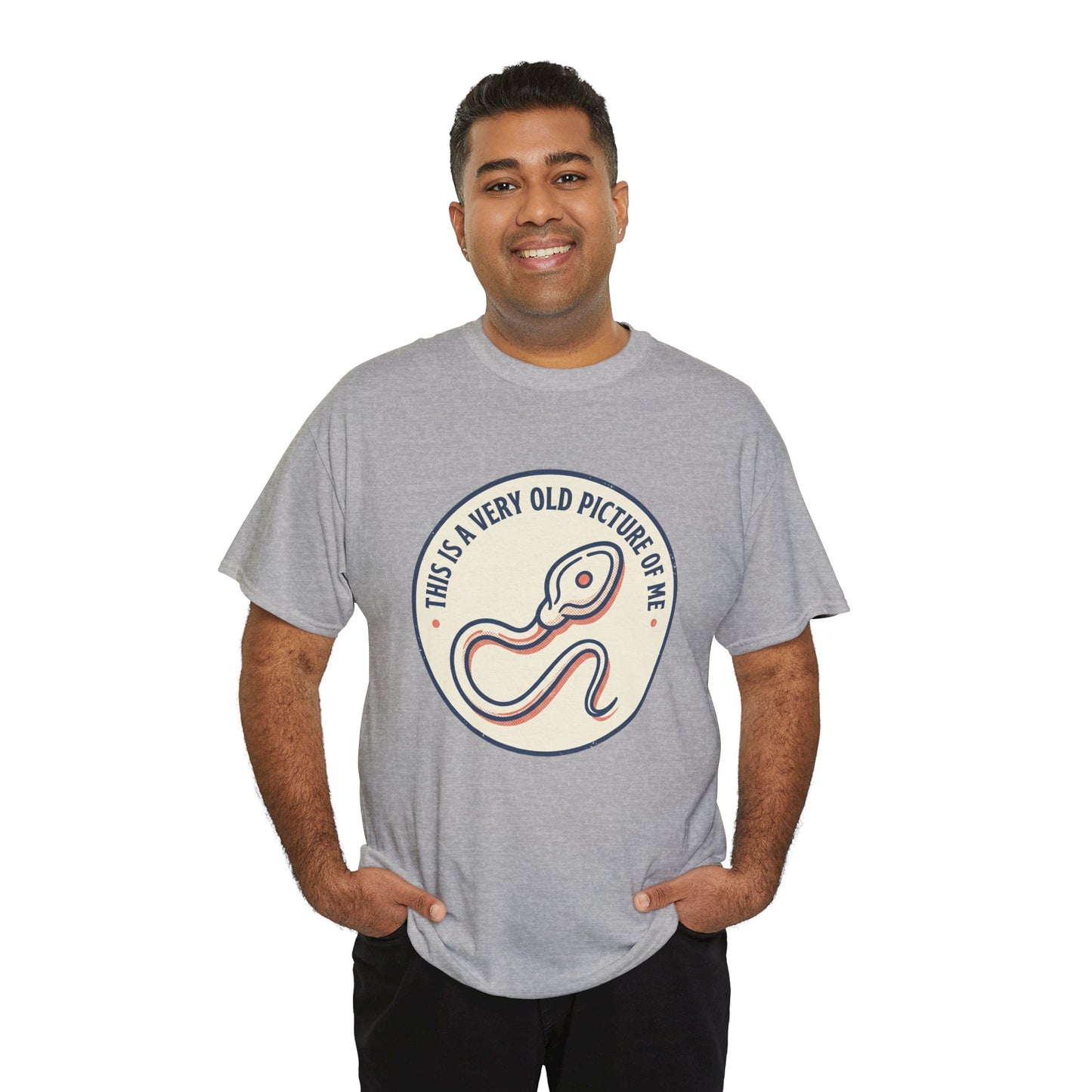 "This Is A Very Old Picture Of Me" Retro Snake Graphic Tee