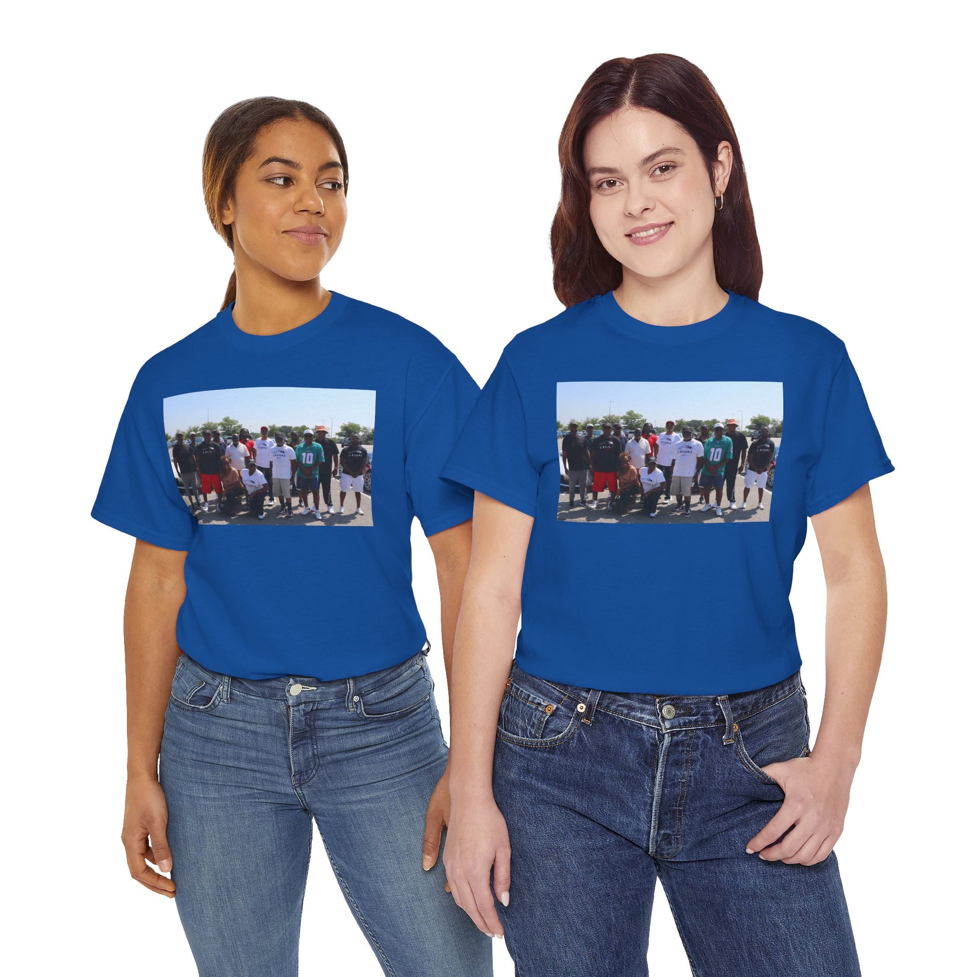C-RYDERZ Group Photo Custom Tee — Personalized Reunion & Team Picture Shirt Printify