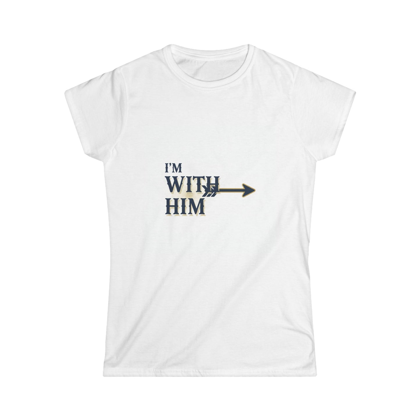 I'm With Him Arrow Tee — Women's Couple T-Shirt