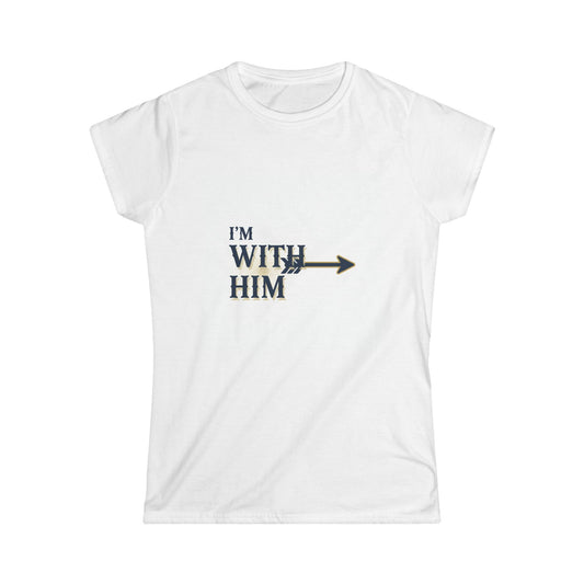 I'm With Him Arrow Tee — Women's Couple T-Shirt