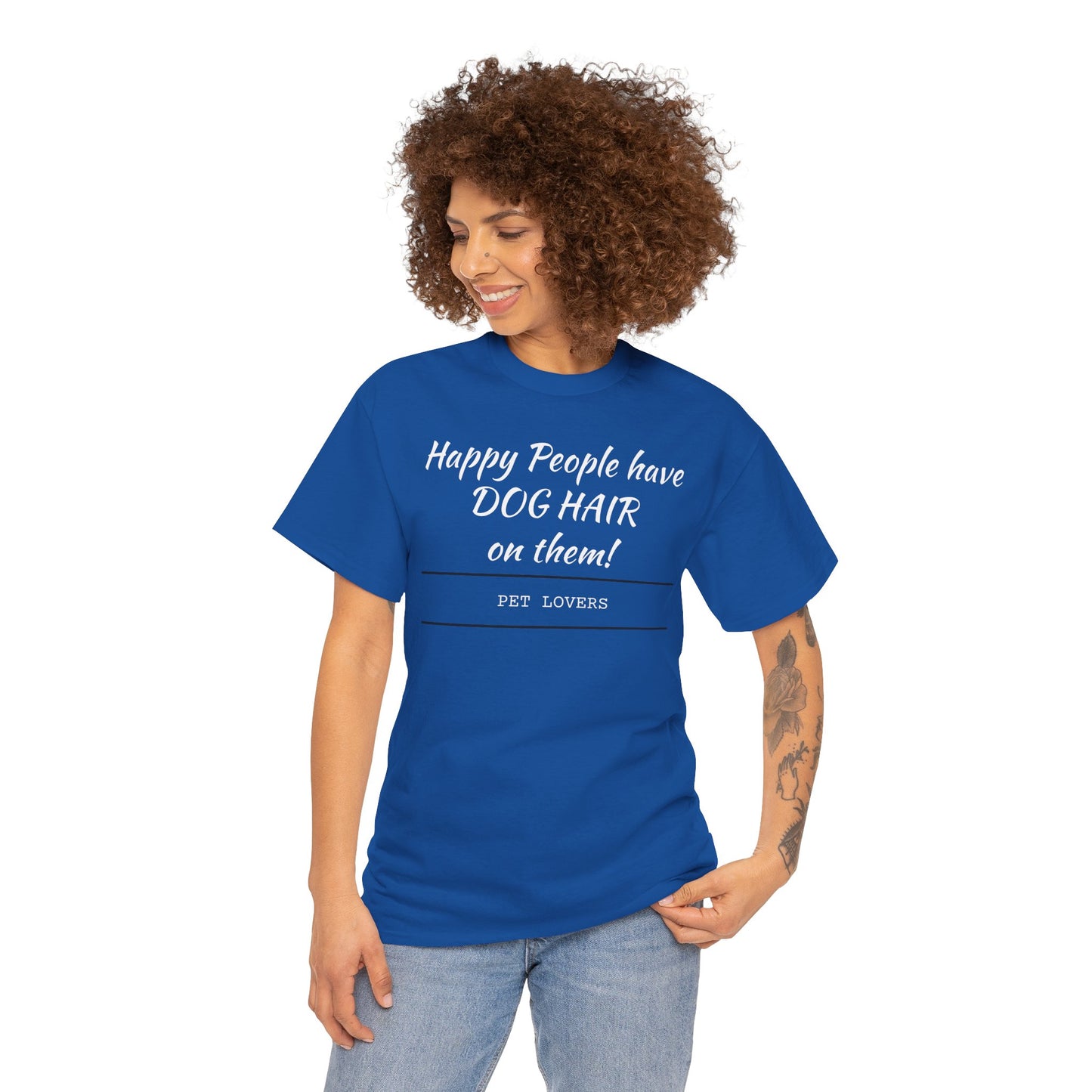Dog Hair Tee for Pet Lovers
