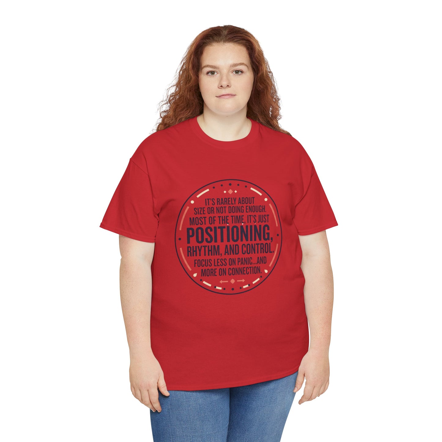 "Positioning, Rhythm, and Control" Motivational Tee—Inspirational Quote T-Shirt