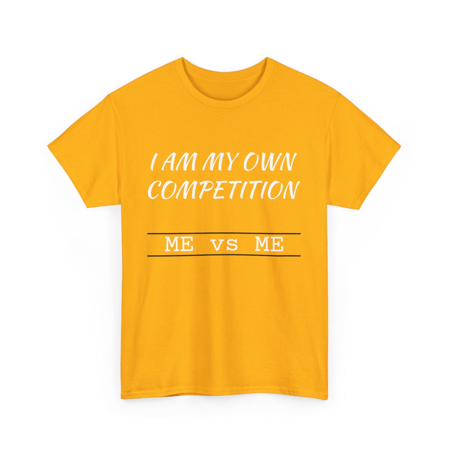 I am my own competition