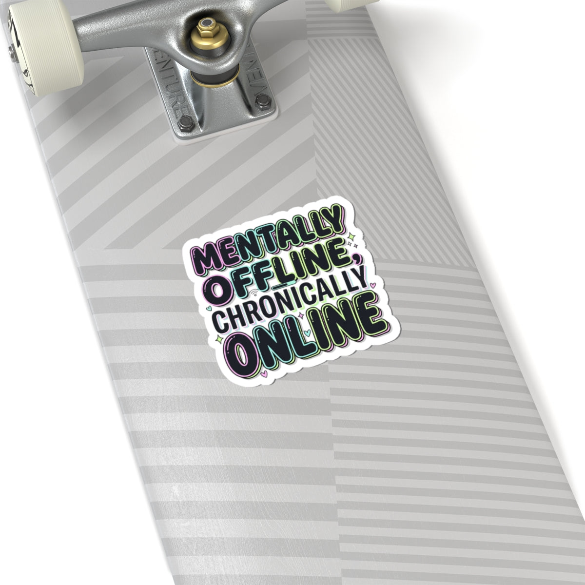Mentally Offline Kiss-Cut Stickers