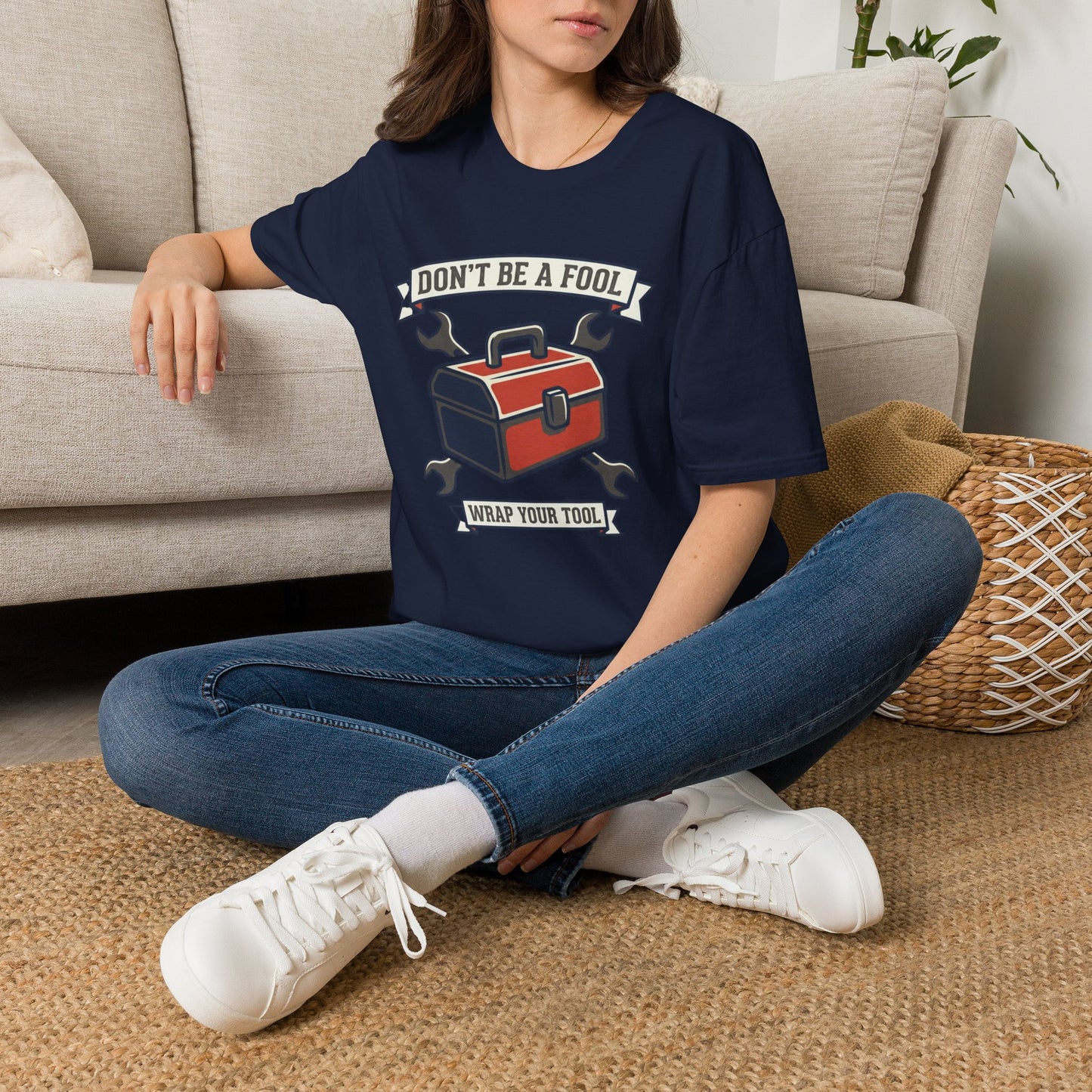 Don't Be a Fool Toolbox T‑Shirt — Wrap Your Tool Shirt for Mechanics & DIYers