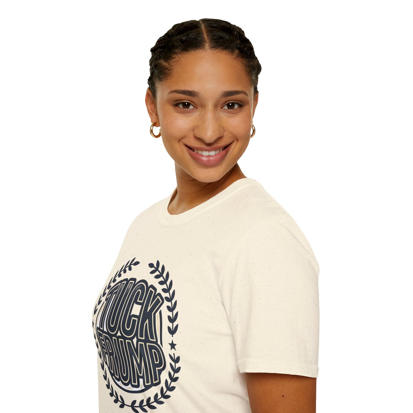 "Tuck Frump" Vintage Laurel Emblem Political Satire Tee