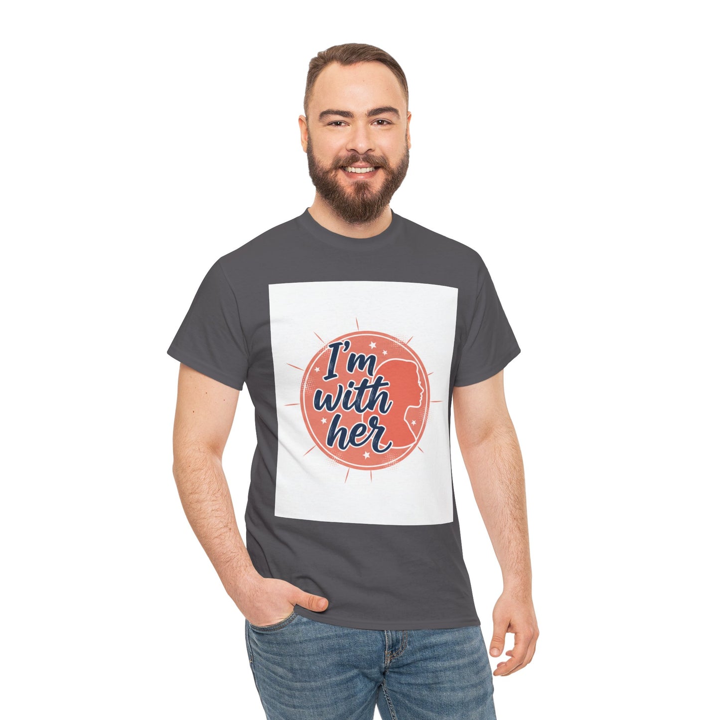 I'm With Her Tee — Feminist Equality Graphic T-Shirt
