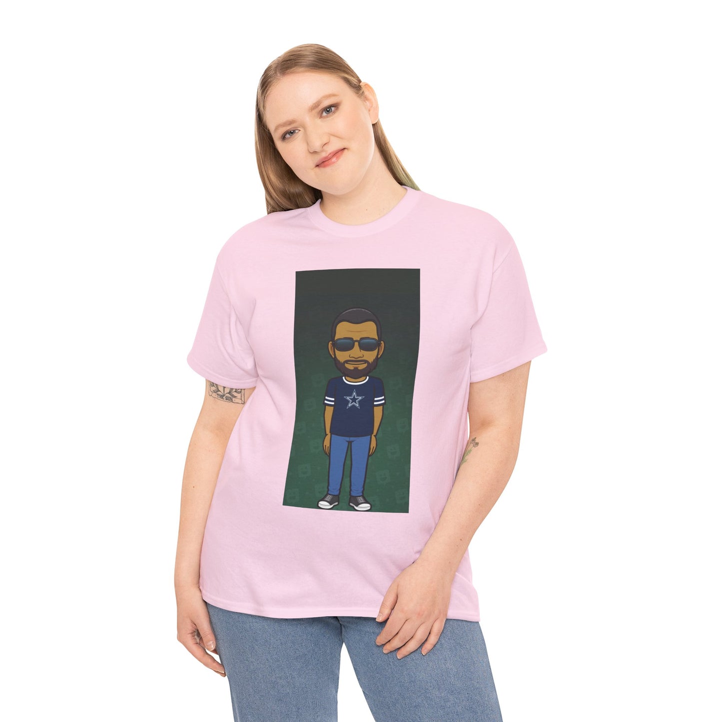 Cartoon Guy Graphic Tee — Personalized Avatar Shirt Printify