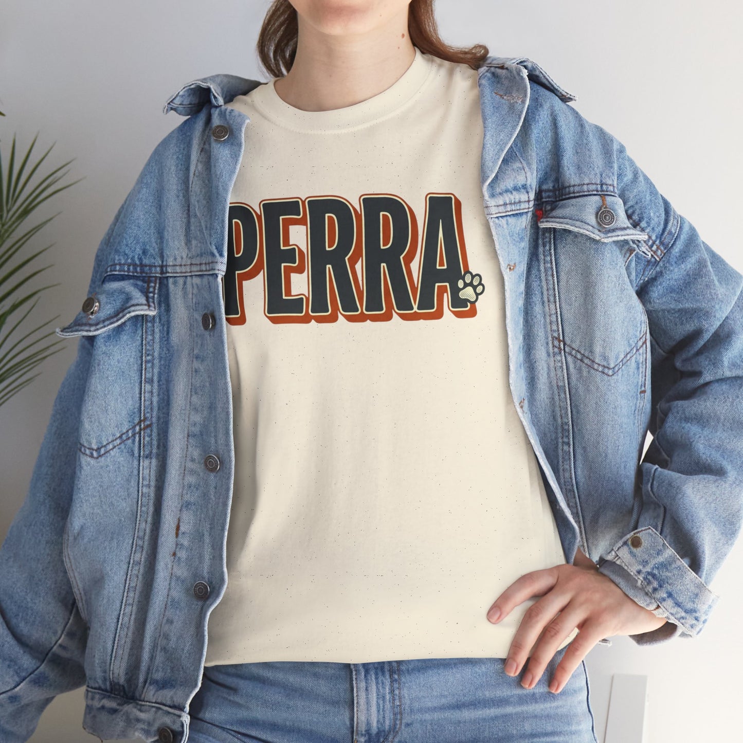 Perra Graphic Tee – Bold Retro Lettering T-Shirt