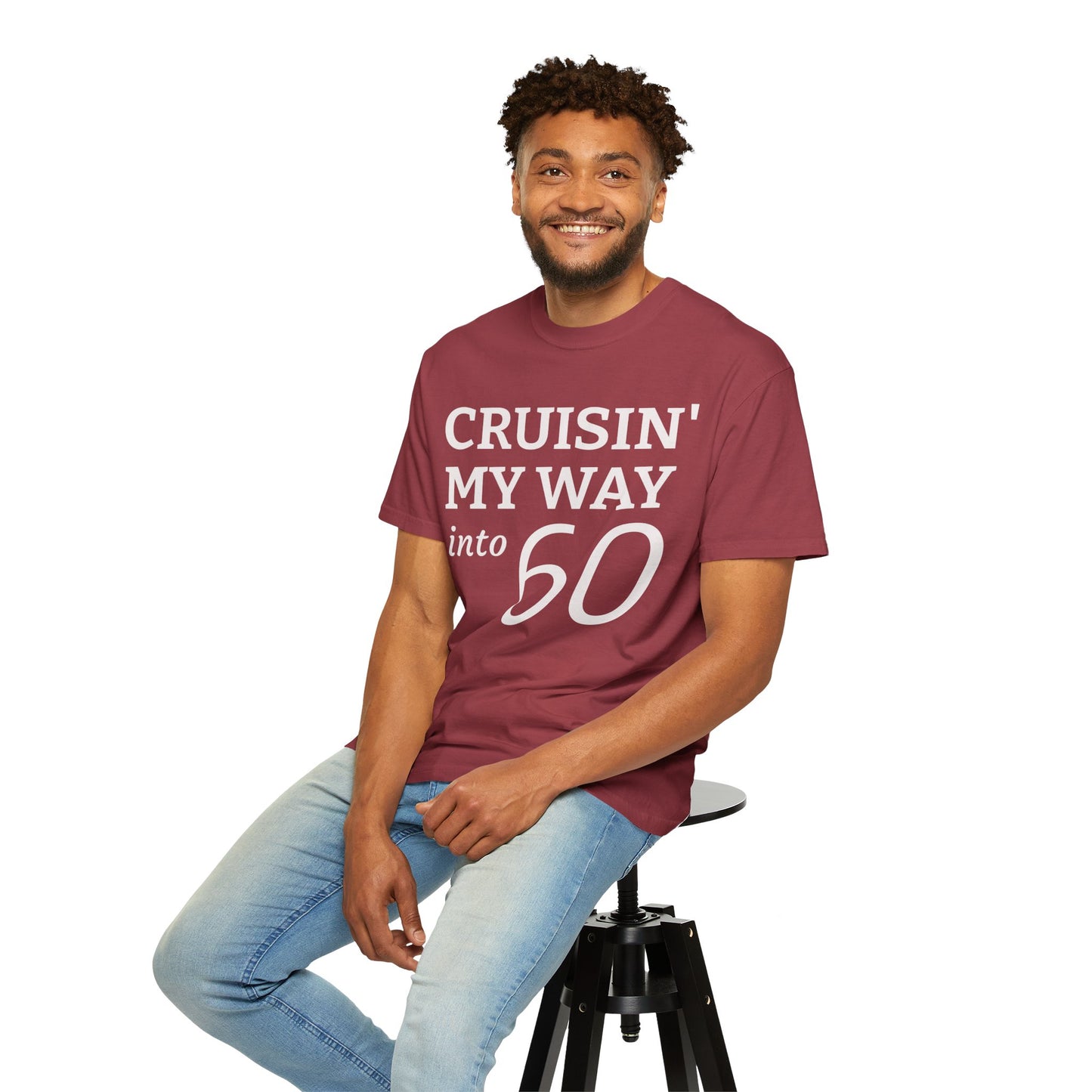 Cruisin' My Way Into 60 T-Shirt — 60th Birthday Tee