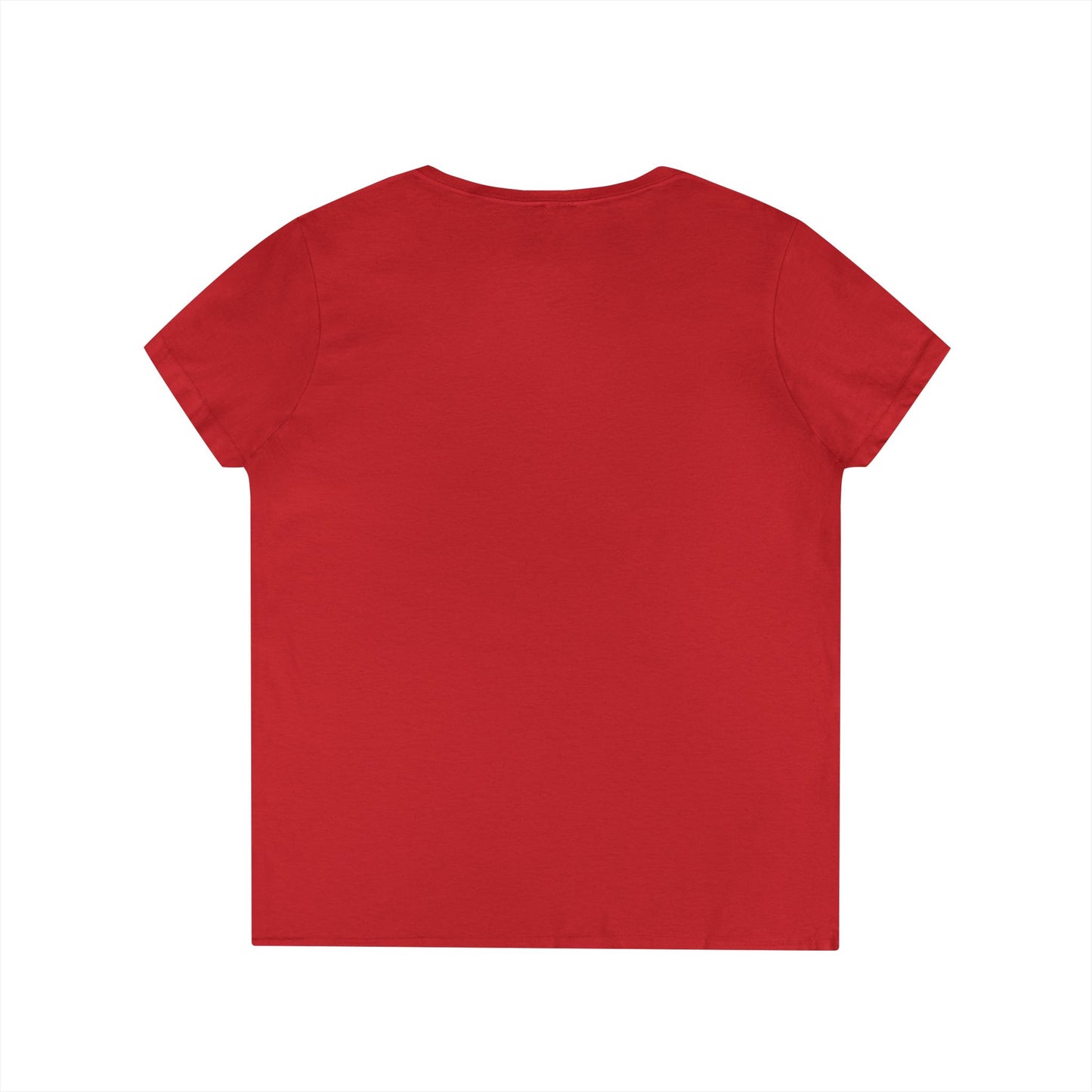Ladies' V-Neck T-Shirt — "I Make My Own Money" Empowered Retro Worker Graphic Tee
