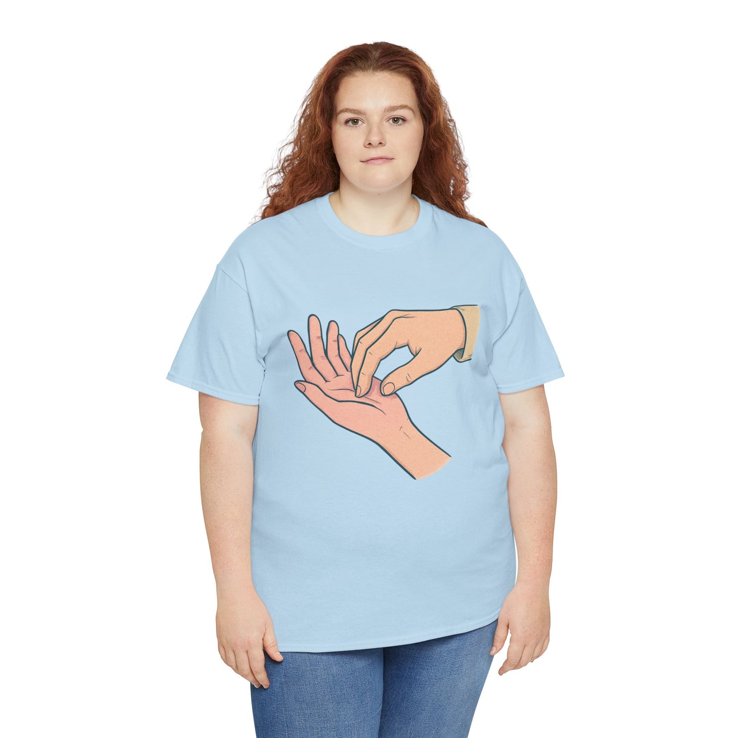 T-Shirt - Gentle Palm Reading Illustration Tee