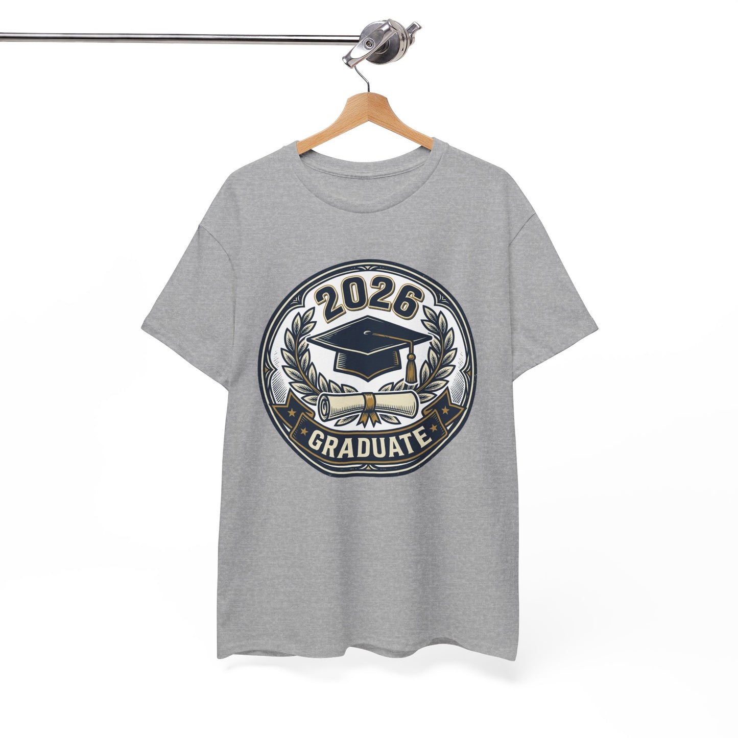 2026 Graduate T-Shirt — Graduation Cap Emblem Tee