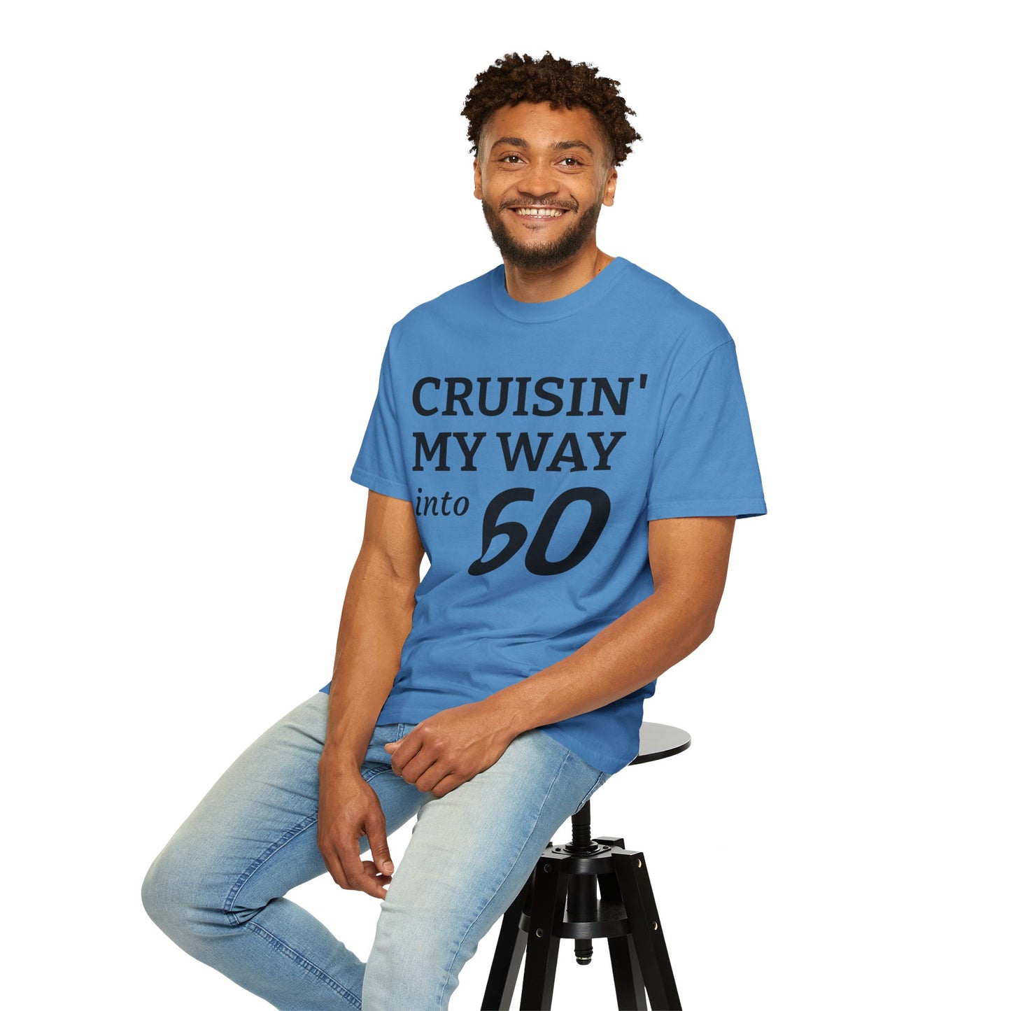 Cruisin' My Way Into 60 T-Shirt — 60th Birthday Tee