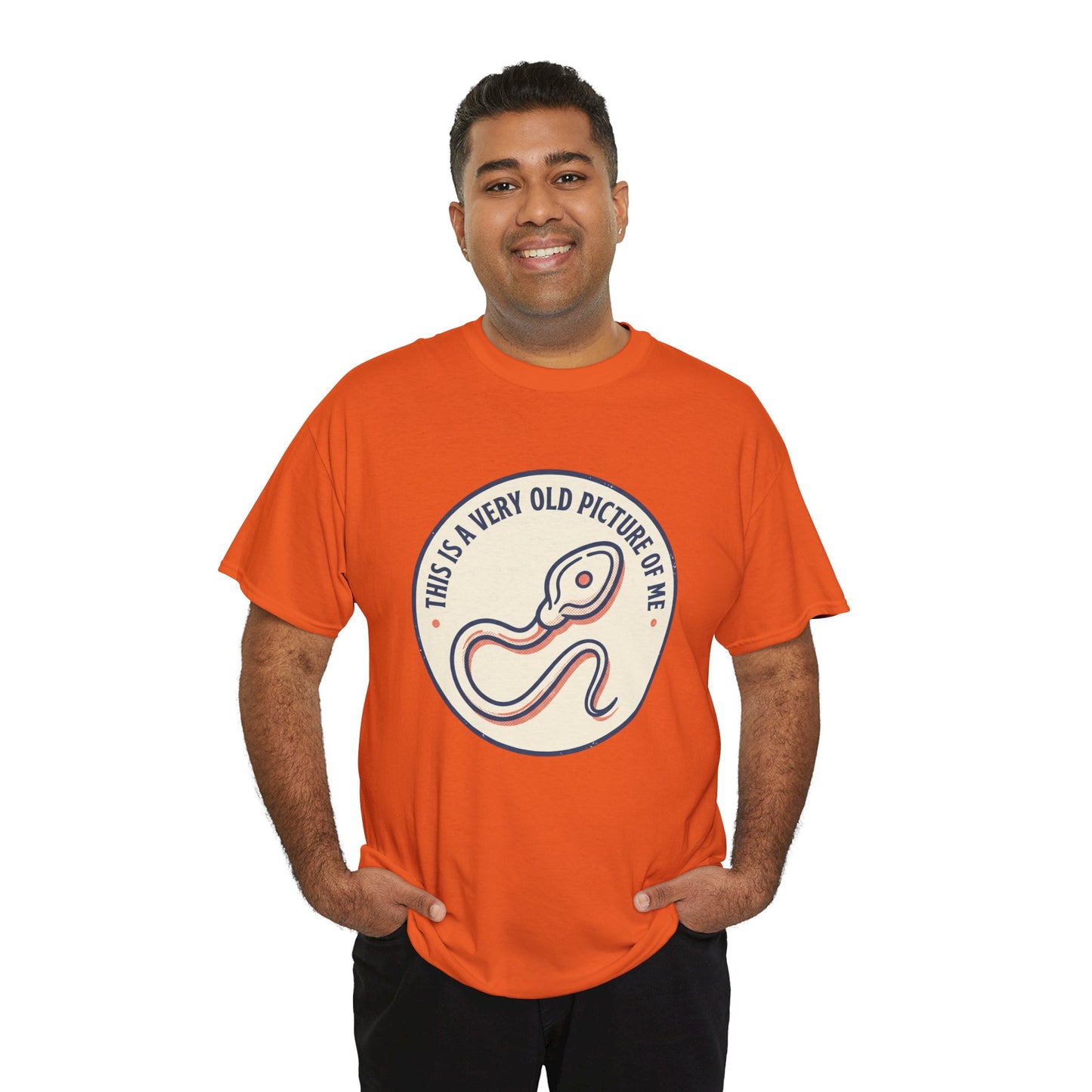 "This Is A Very Old Picture Of Me" Retro Snake Graphic Tee