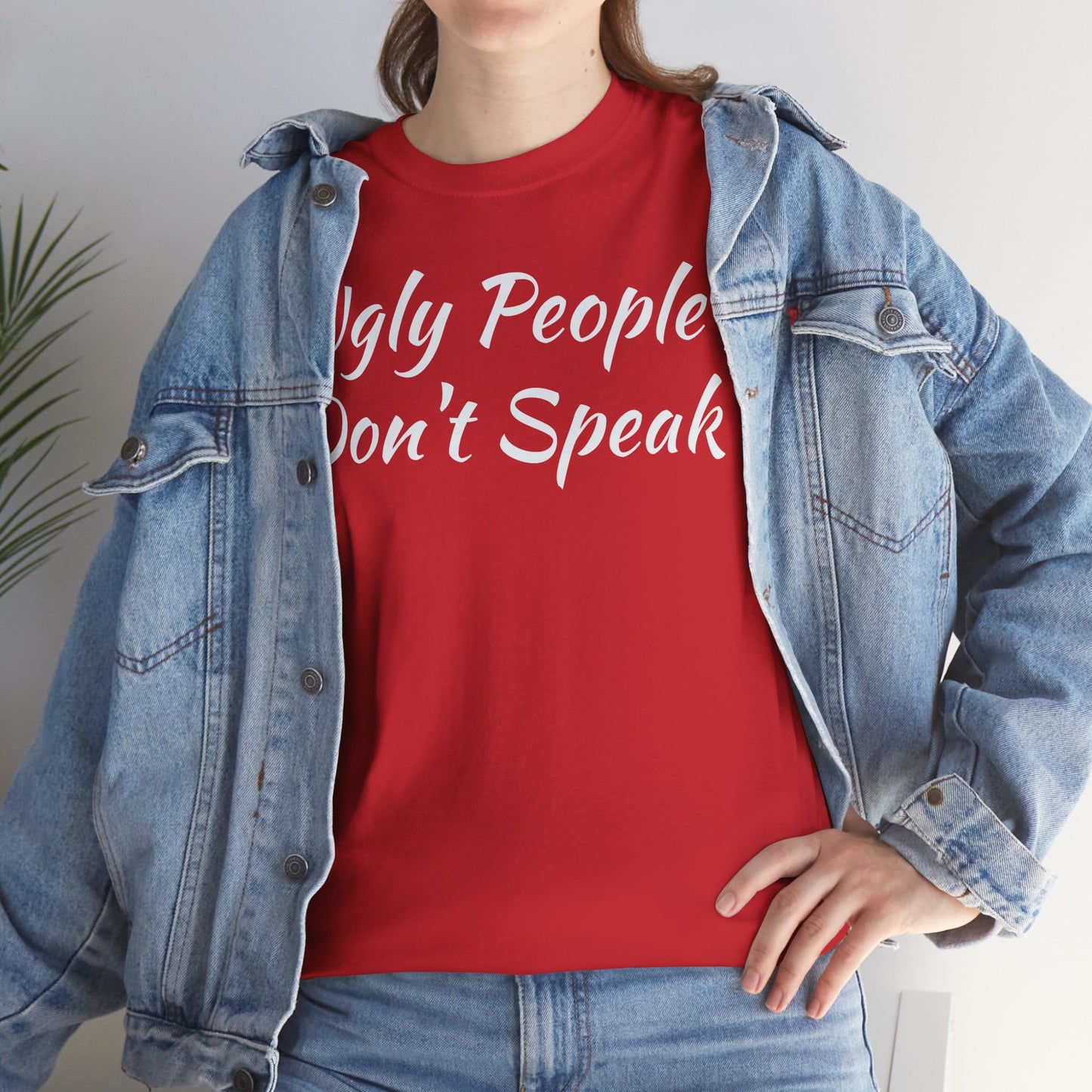 Ugly People Don't Speak