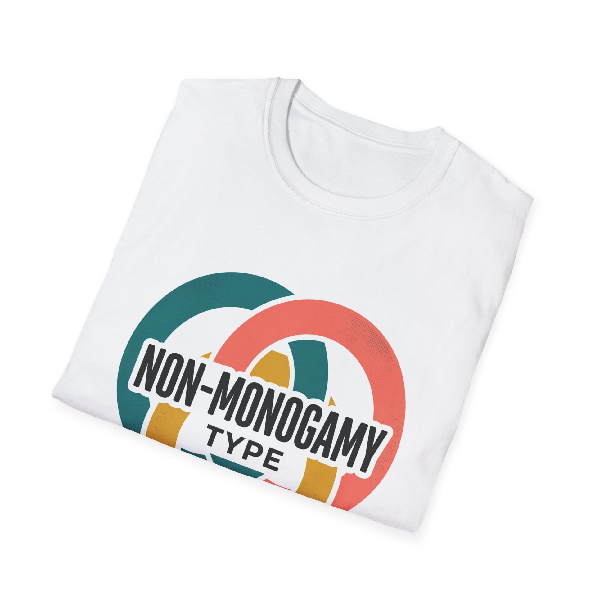 Non-Monogamy Type T-Shirt — Retro Polyamory Pride Tee Printify